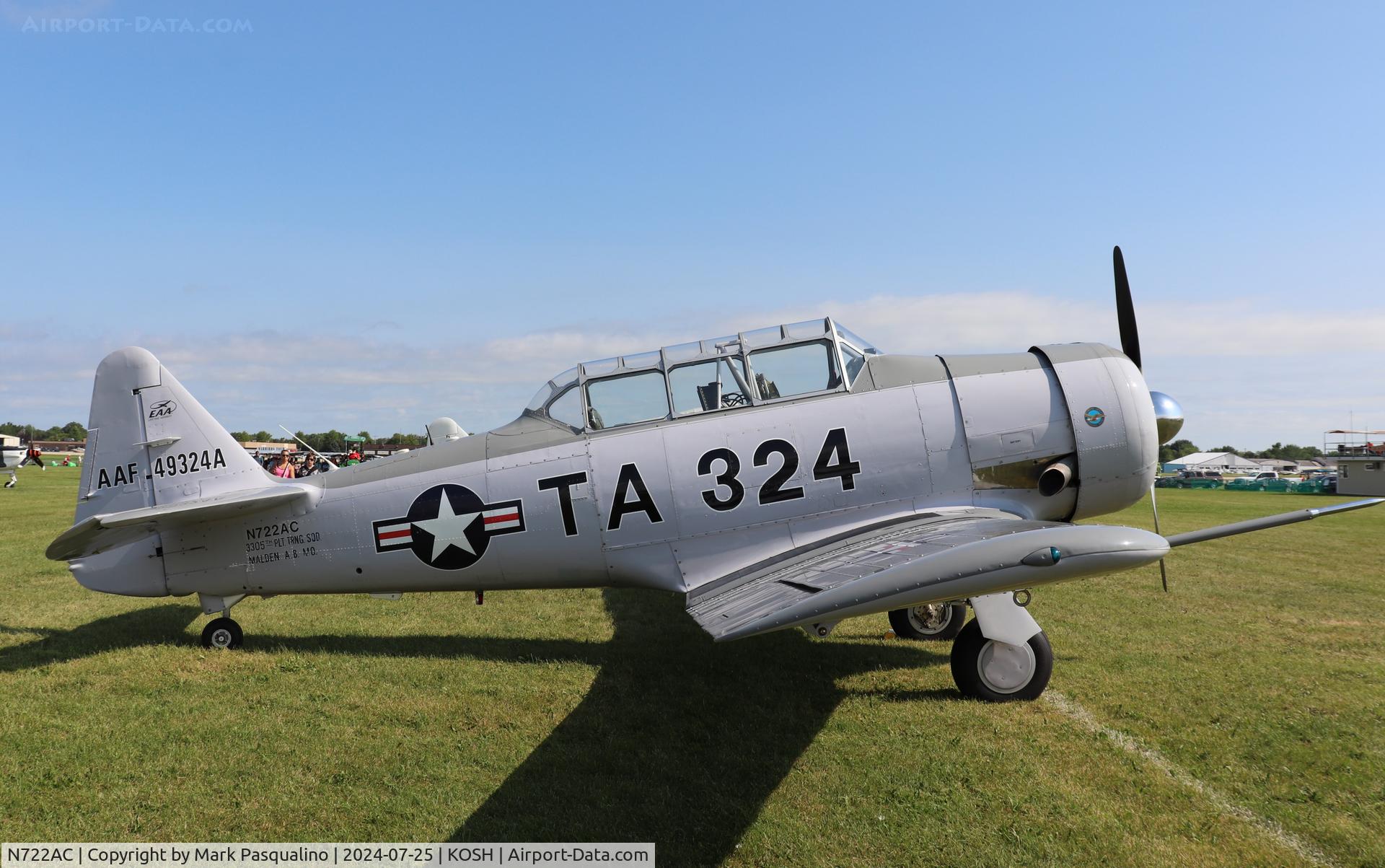 N722AC, North American AT-6G Texan C/N 168-346 (49-3242), North American AT-6G