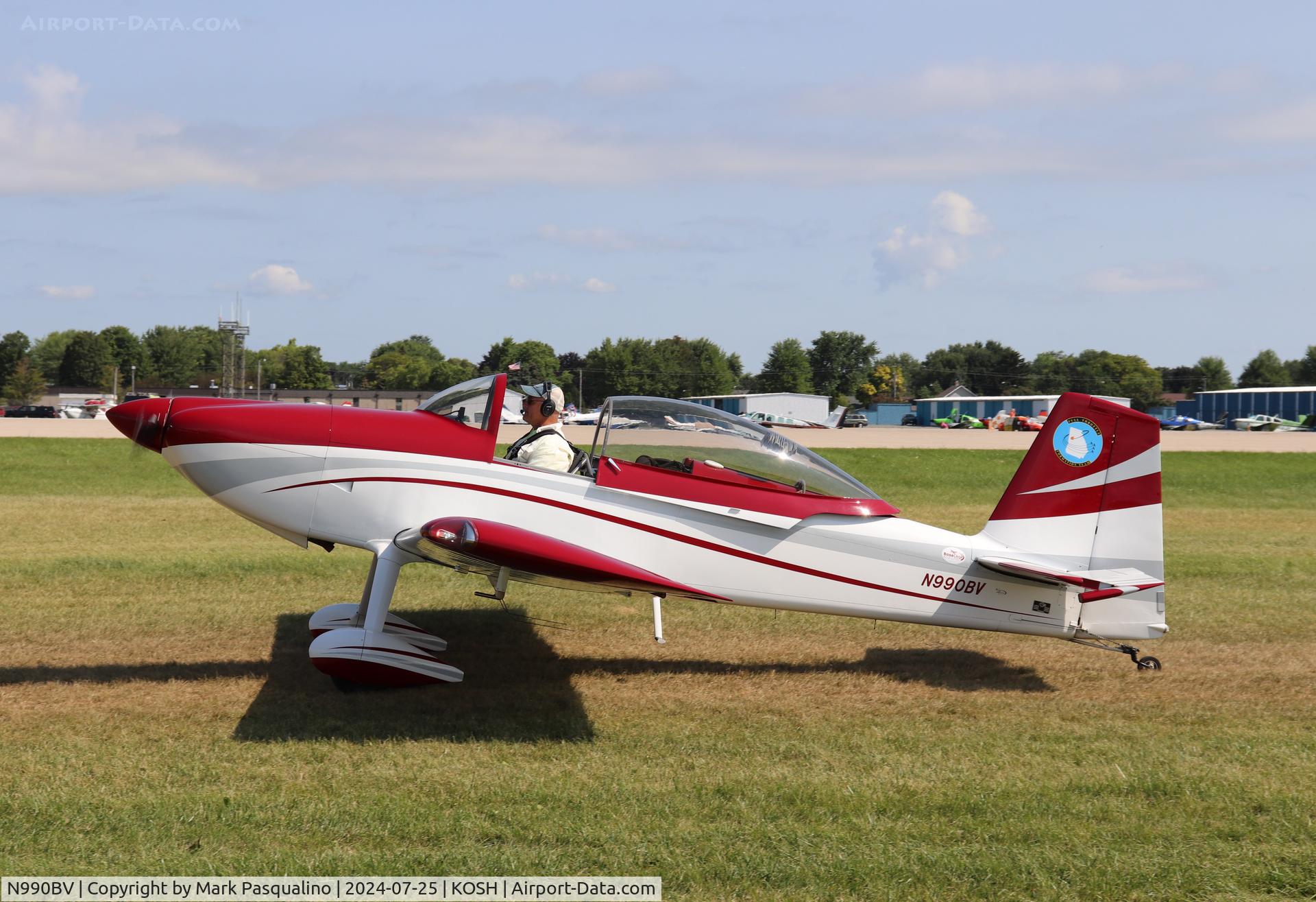 N990BV, 2016 Vans RV-8 C/N 83087, Vans RV-8