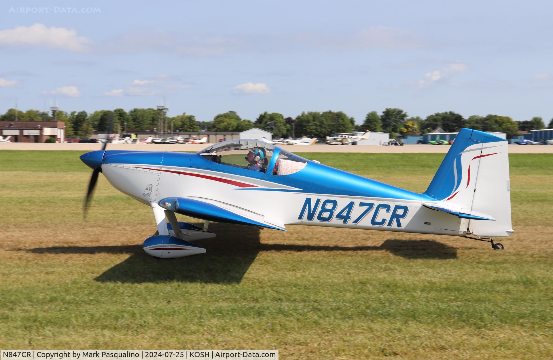 N847CR, 2008 Vans RV-7 C/N 72793, Vans RV-7