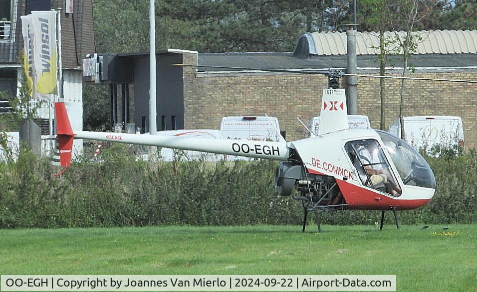 OO-EGH, Robinson R22 Beta C/N 1360, Knokke heliport
