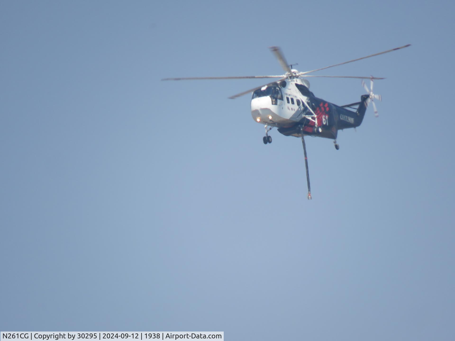 N261CG, 1964 Sikorsky S-61 N-3 C/N 61257, Inbound