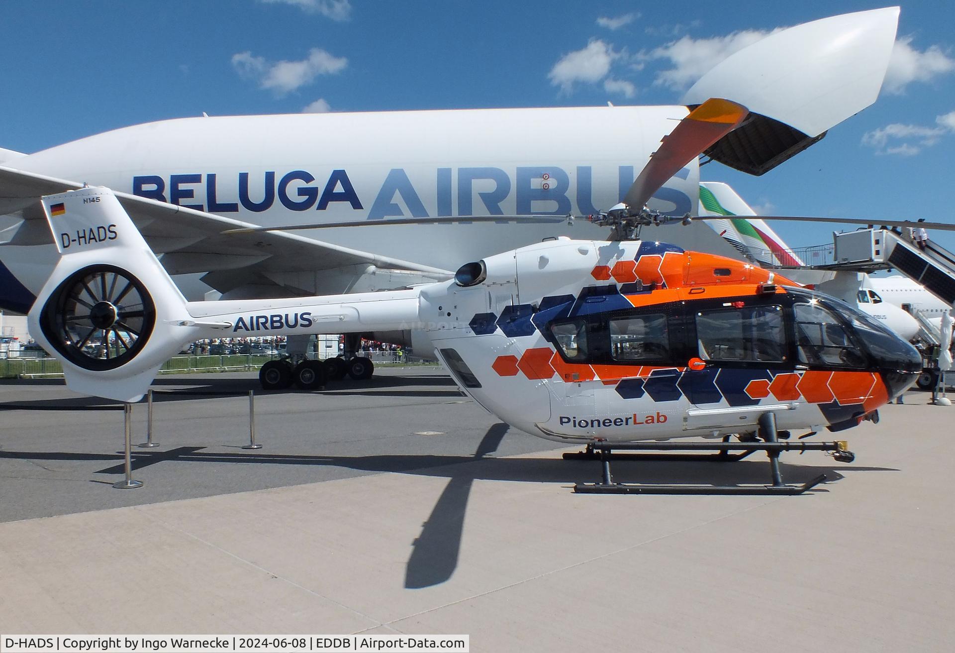 D-HADS, Airbus H-145T-2 C/N 20007, Airbus Helicopters H145 (EC145T2) at ILA 2024, Berlin