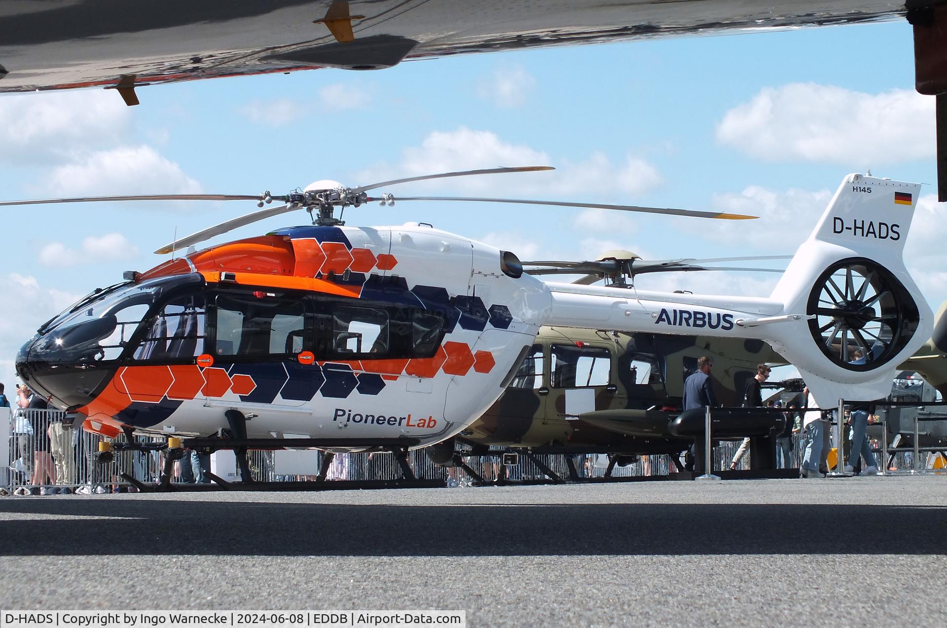 D-HADS, Airbus H-145T-2 C/N 20007, Airbus Helicopters H145 (EC145T2) at ILA 2024, Berlin