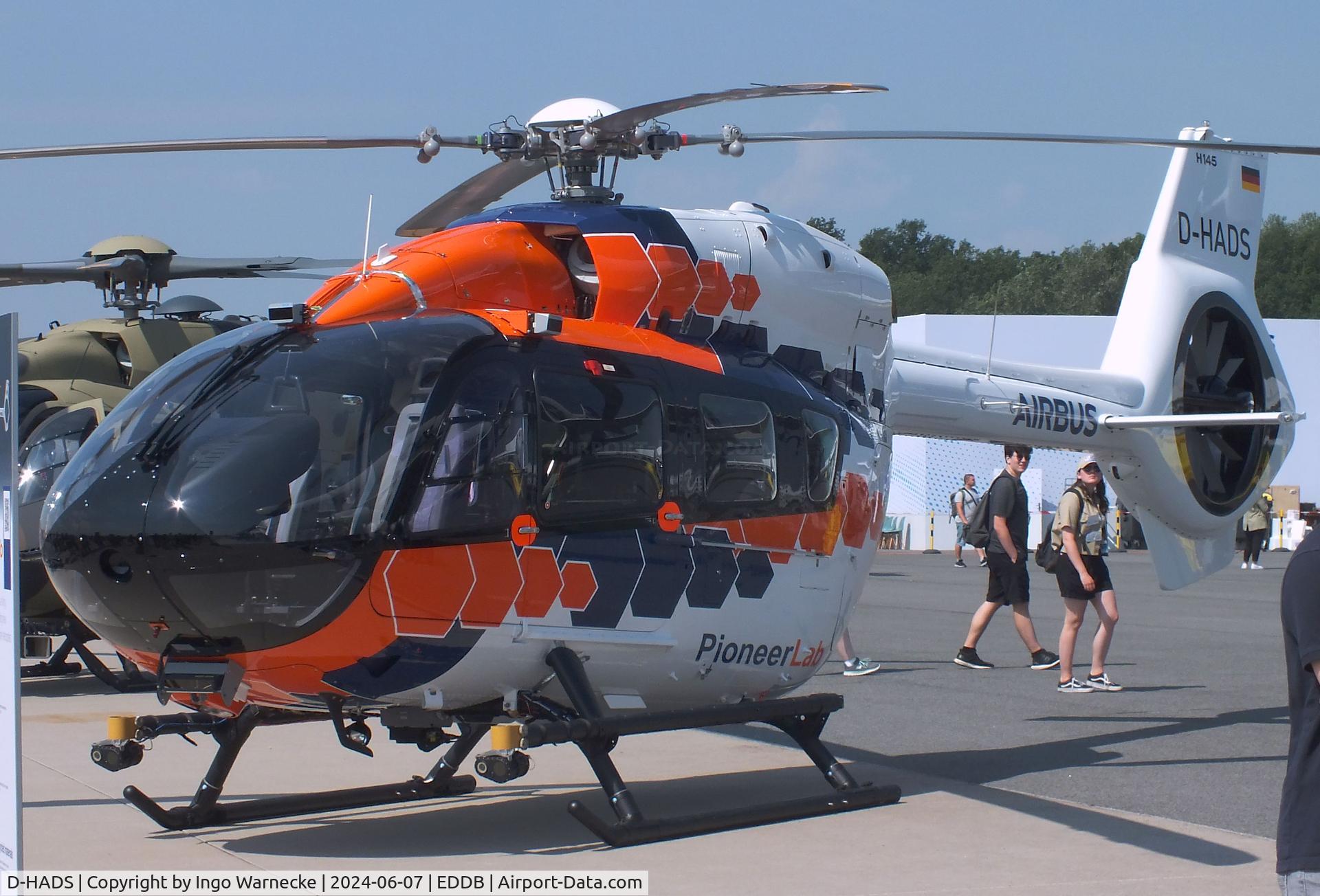 D-HADS, Airbus H-145T-2 C/N 20007, Airbus Helicopters H145 (EC145T2) at ILA 2024, Berlin