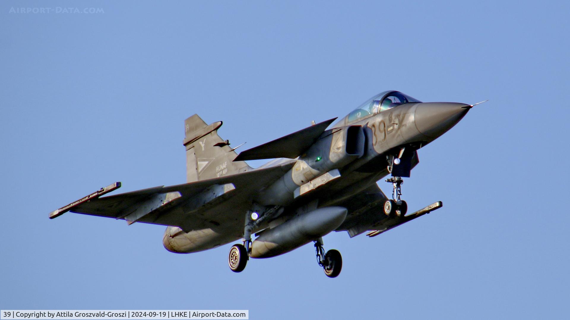 39, Saab JAS-39C Gripen C/N 39310, LHKE - Kecskemét Air Base, Hungary
