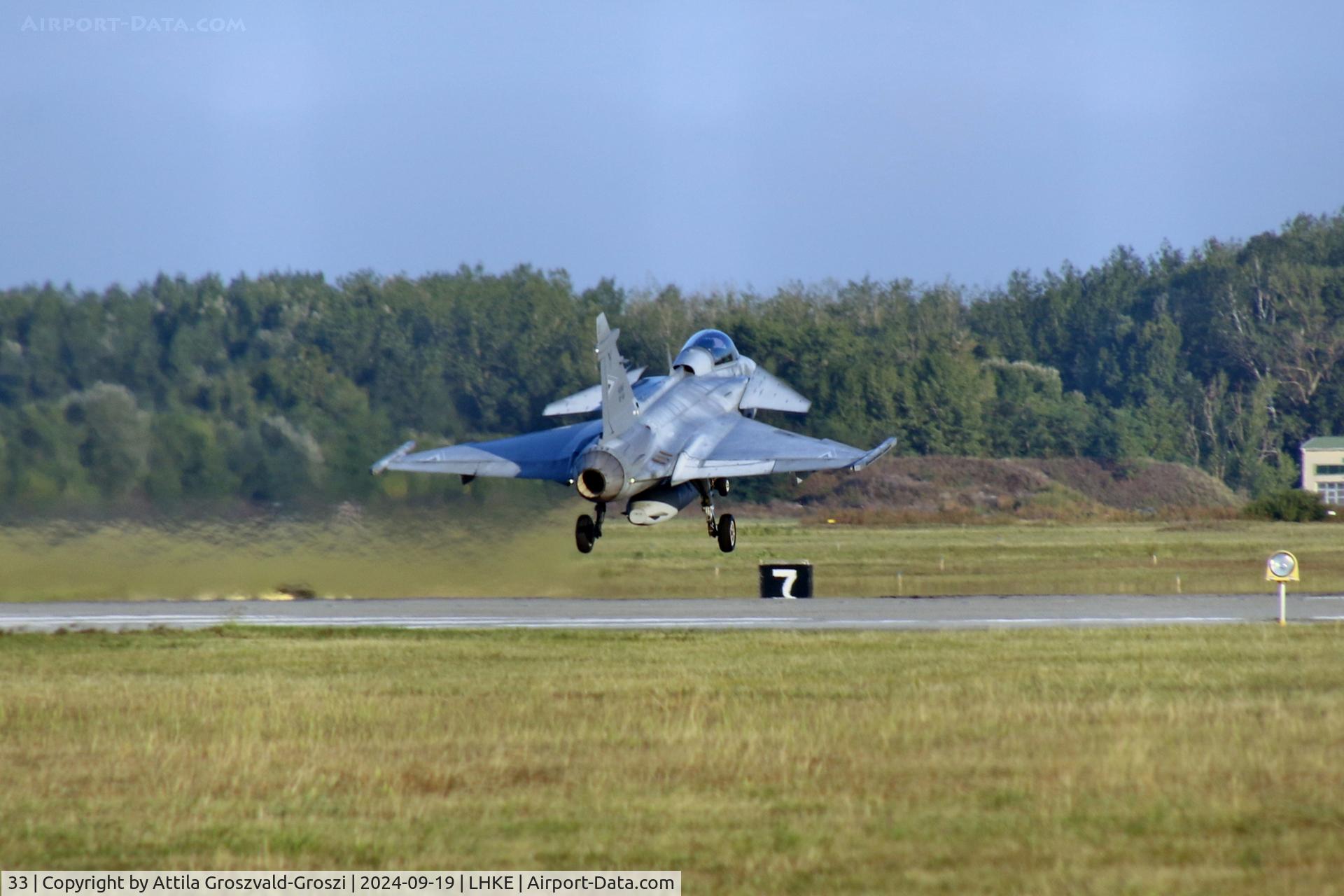 33, 2006 Saab JAS-39C Gripen C/N 39304, LHKE - Kecskemét Air Base, Hungary
