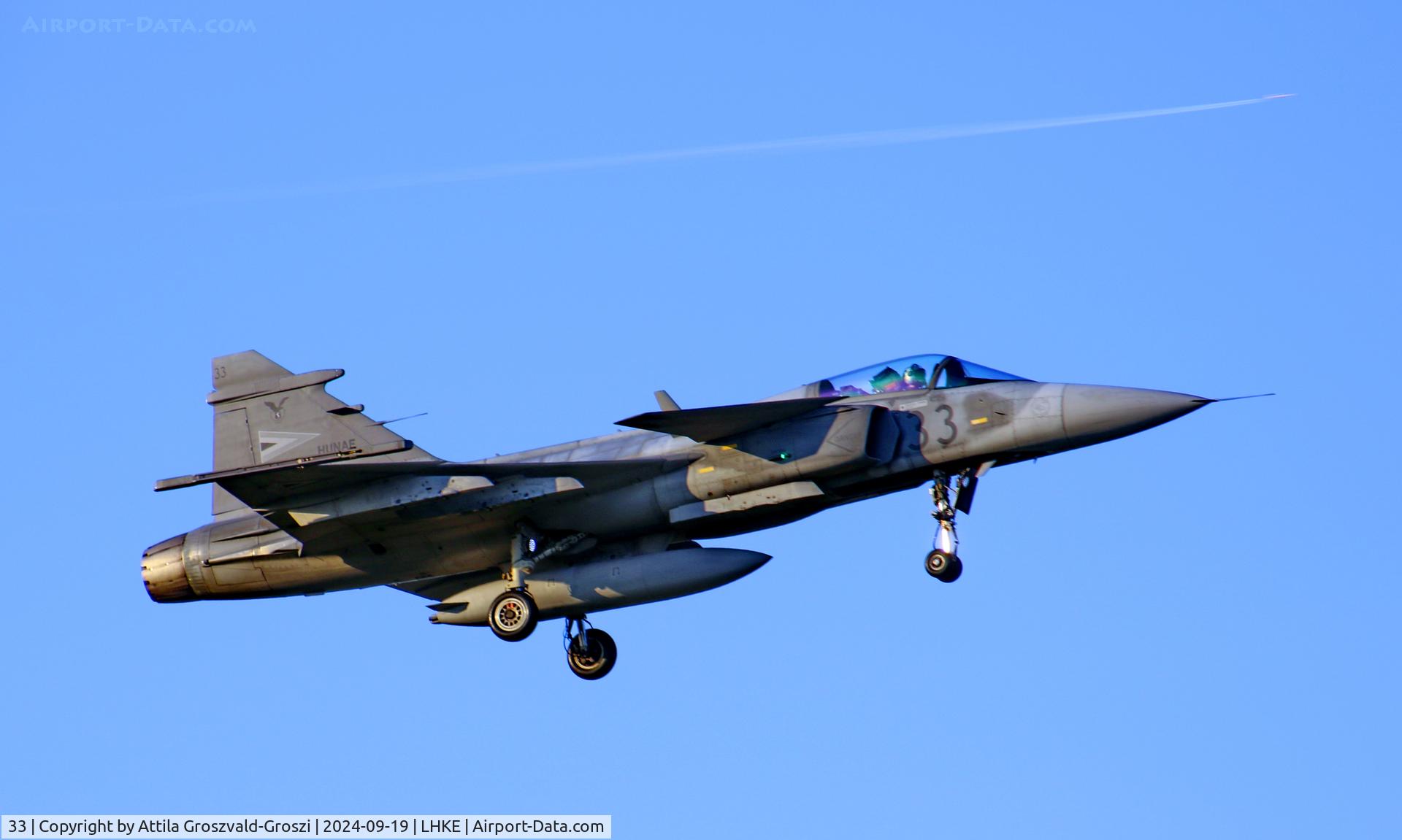 33, 2006 Saab JAS-39C Gripen C/N 39304, LHKE - Kecskemét Air Base, Hungary
