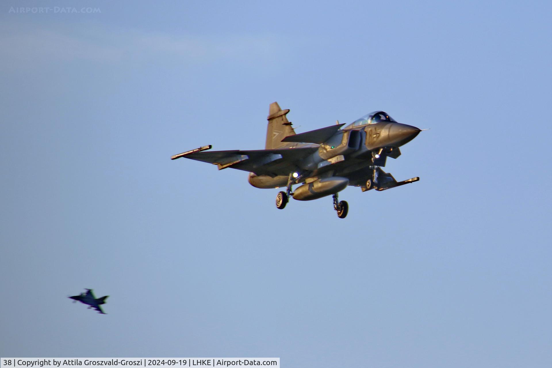 38, Saab JAS-39C Gripen C/N 39309, LHKE - Kecskemét Air Base, Hungary