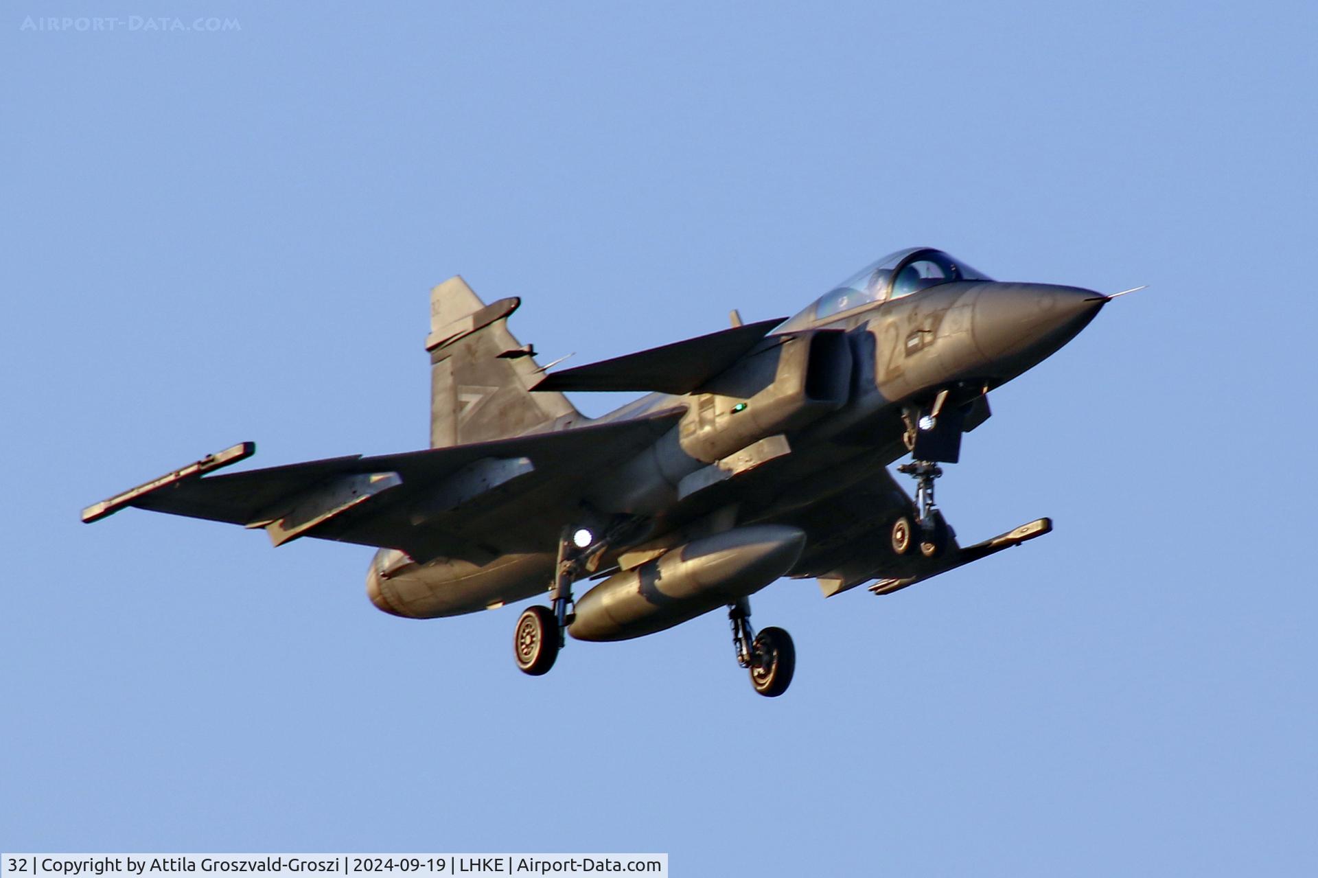 32, Saab JAS-39C Gripen C/N 39303, LHKE - Kecskemét Air Base, Hungary