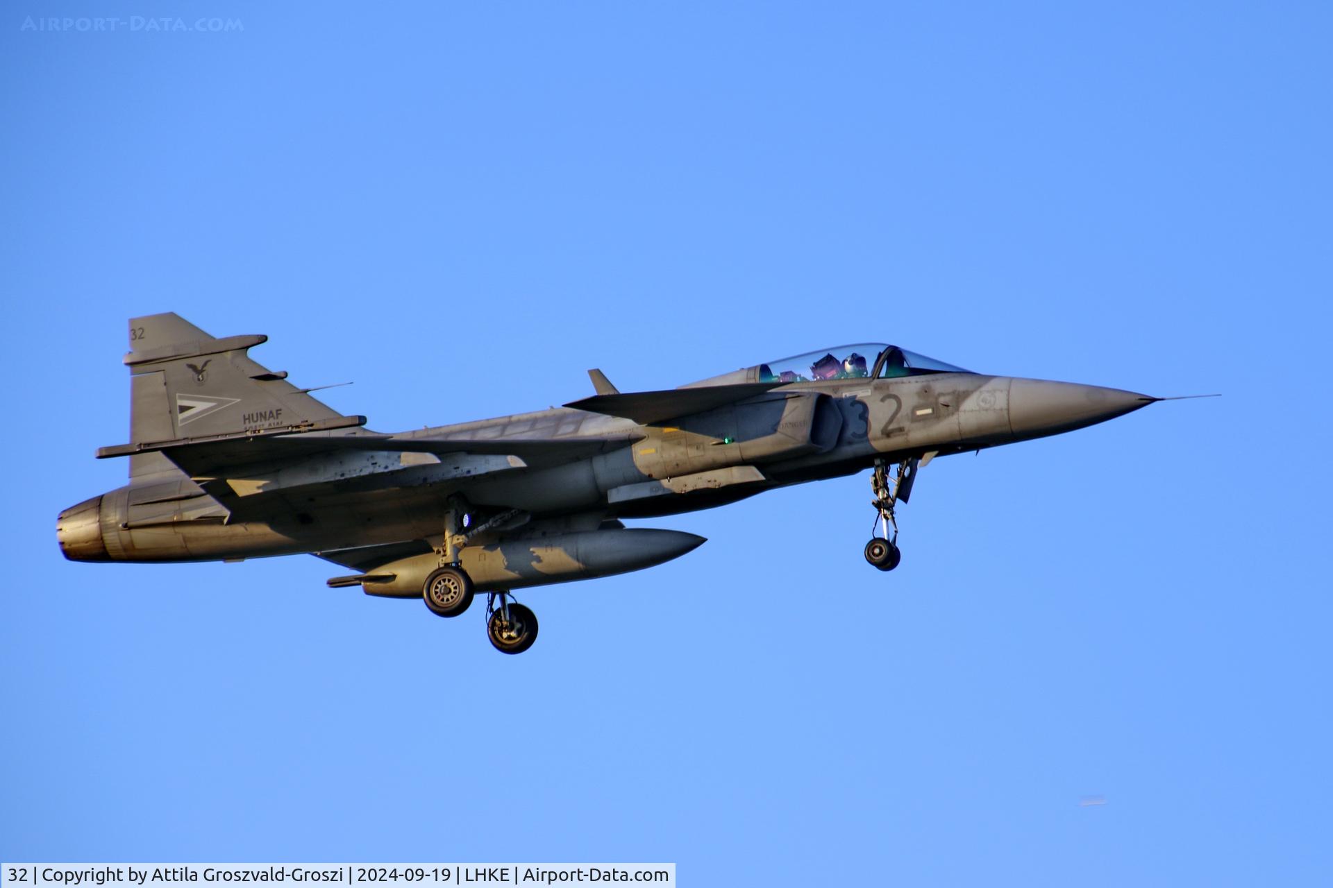 32, Saab JAS-39C Gripen C/N 39303, LHKE - Kecskemét Air Base, Hungary