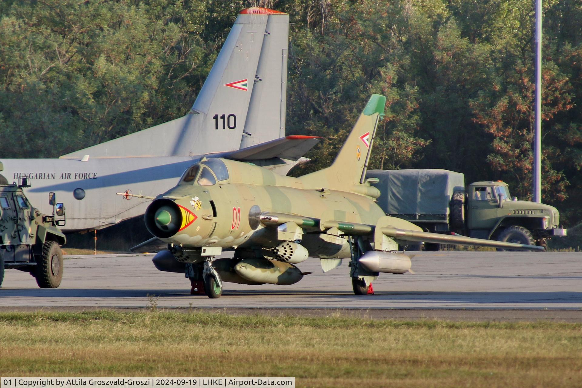 01, Sukhoi Su-22M-3 C/N 52101, LHKE - Kecskemét Air Base, Hungary