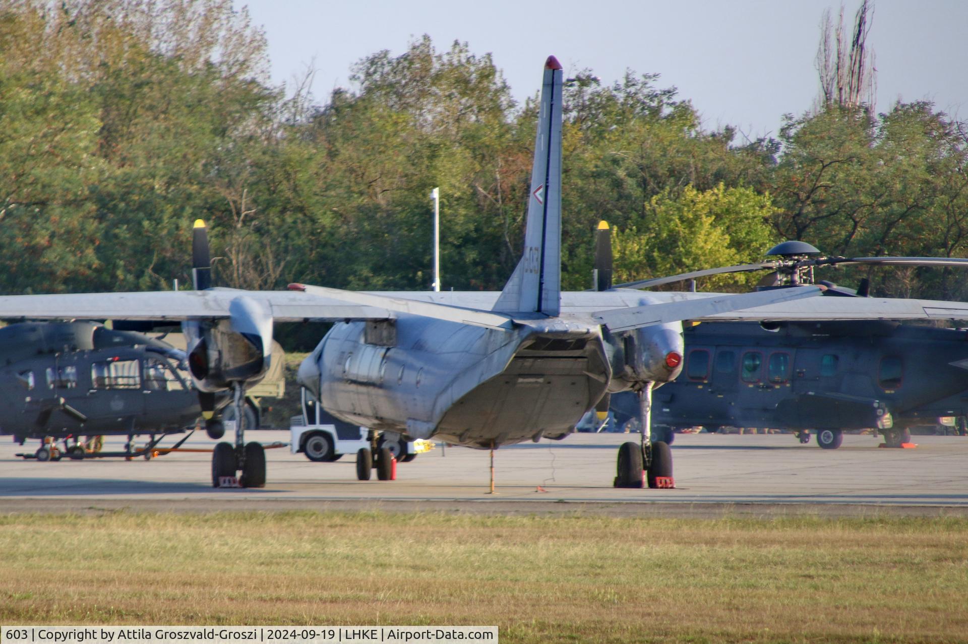 603, 1975 Antonov An-26 C/N 3603, LHKE - Kecskemét Air Base, Hungary