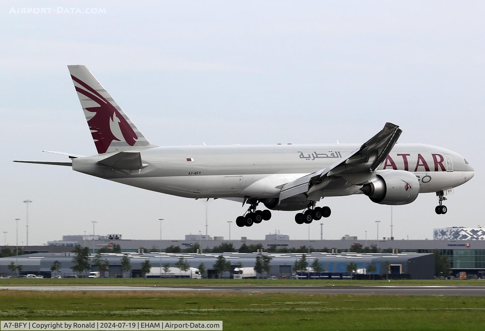 A7-BFY, Boeing 777-F C/N 66871 / 1692, at eham