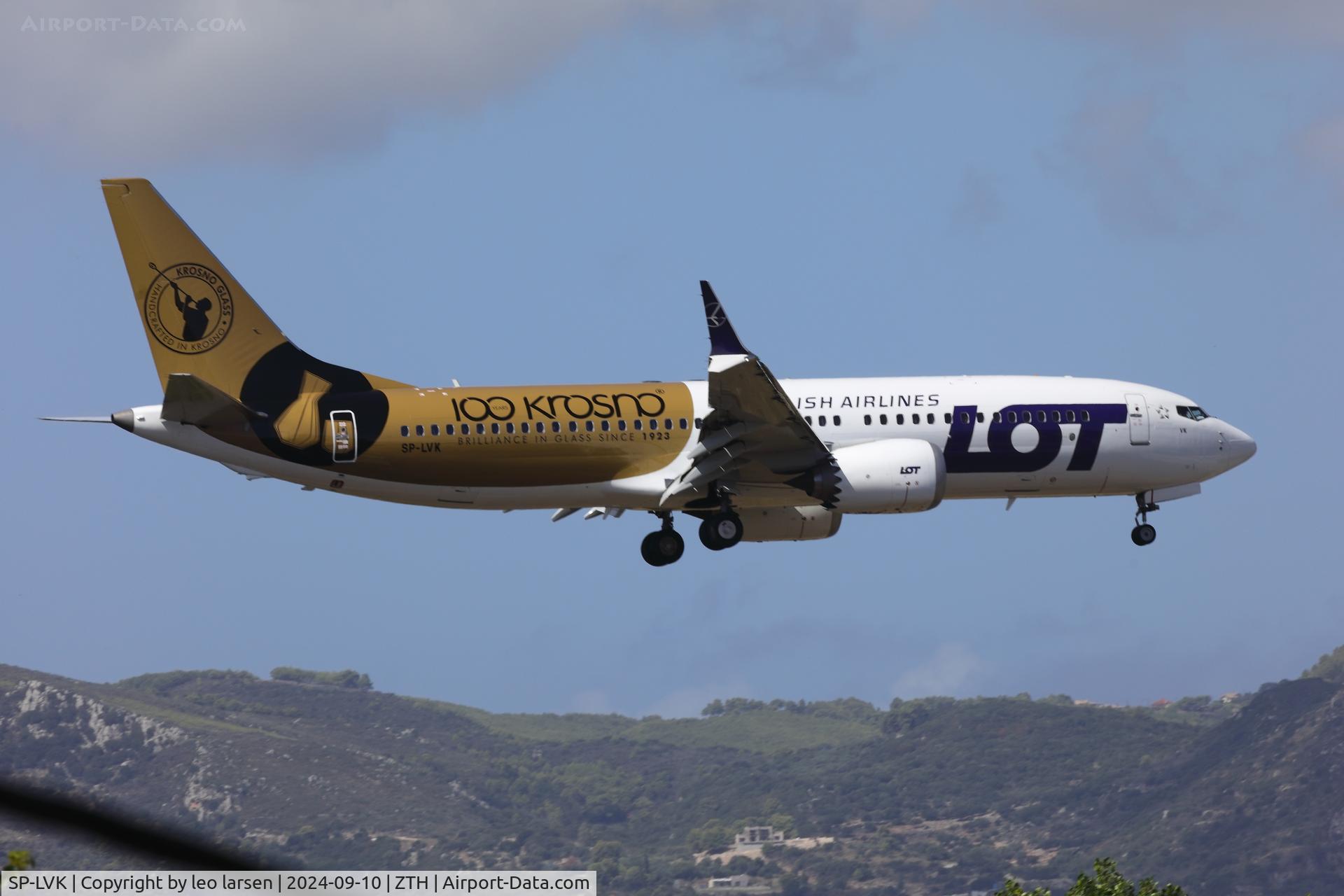 SP-LVK, 2021 Boeing 737-8 MAX C/N 43325, Zakynthos 10.9.2024 L/D R-34