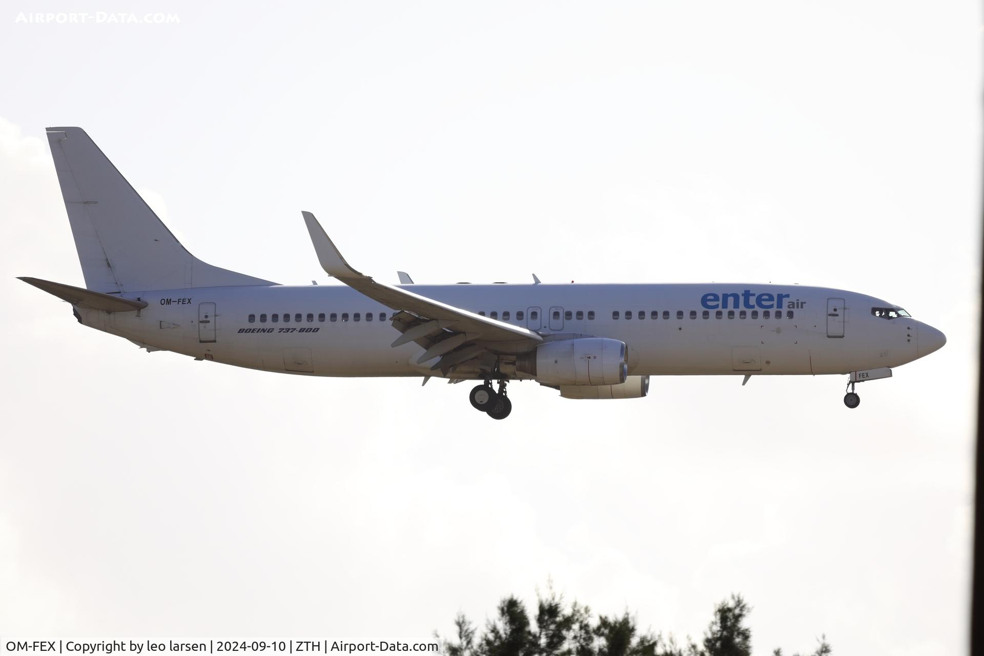 OM-FEX, 1998 Boeing 737-8Q8 C/N 28213, Zakynthos 10.9.2024