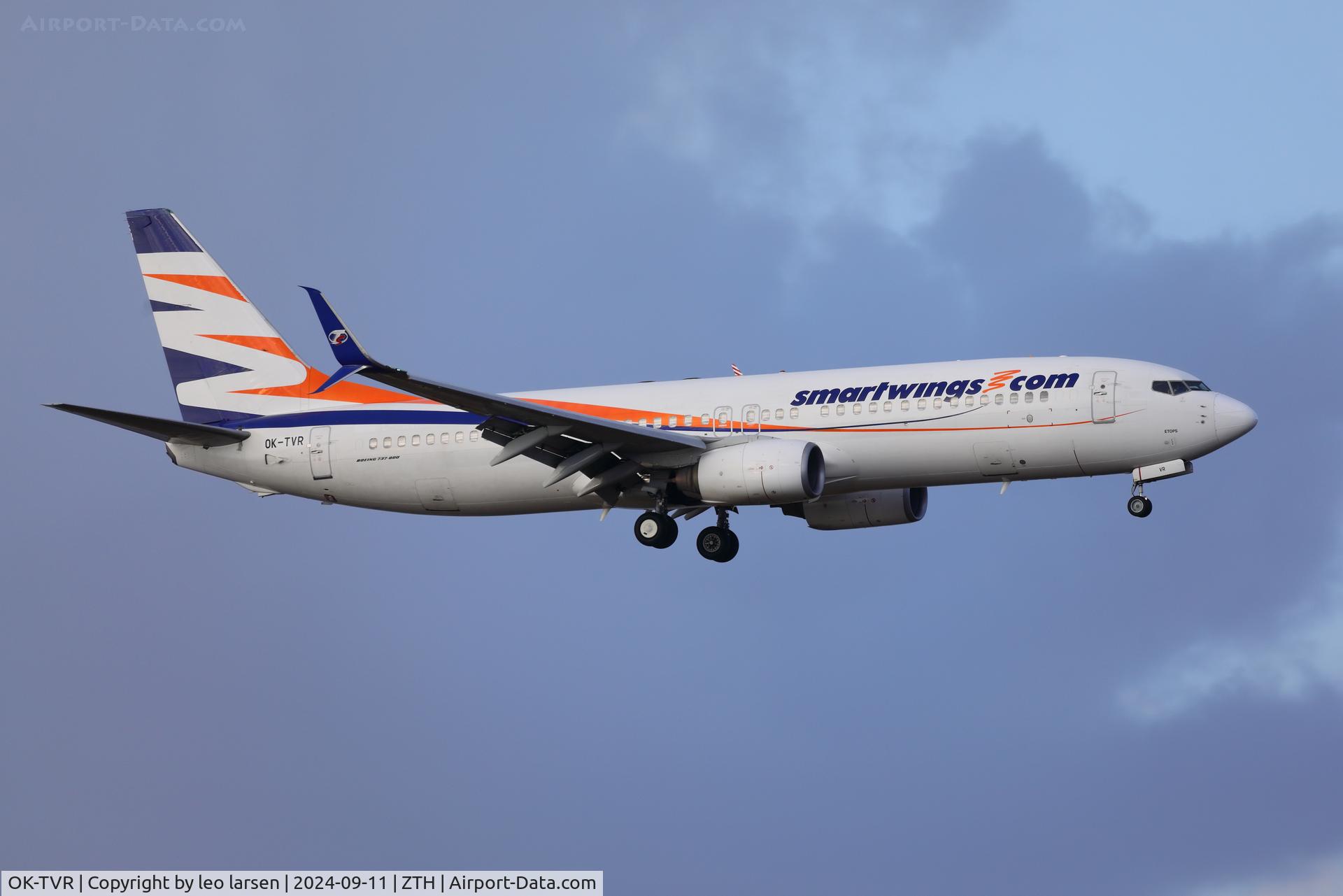 OK-TVR, 2011 Boeing 737-86N C/N 38018, Zakynthos 11.9.2024-