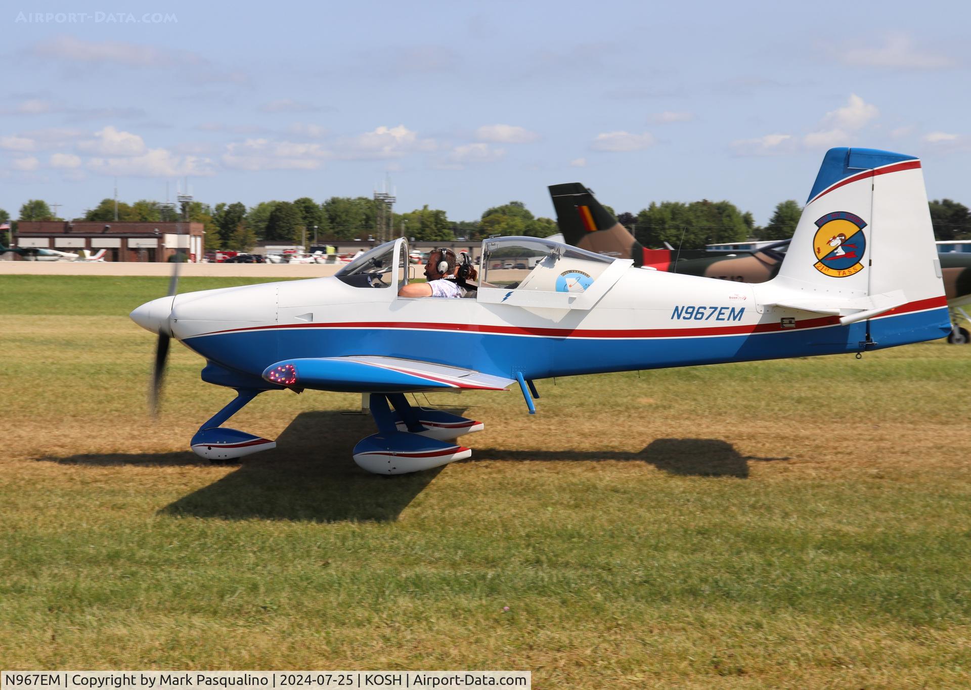 N967EM, Vans RV-7A C/N 70031, Vans RV-7A