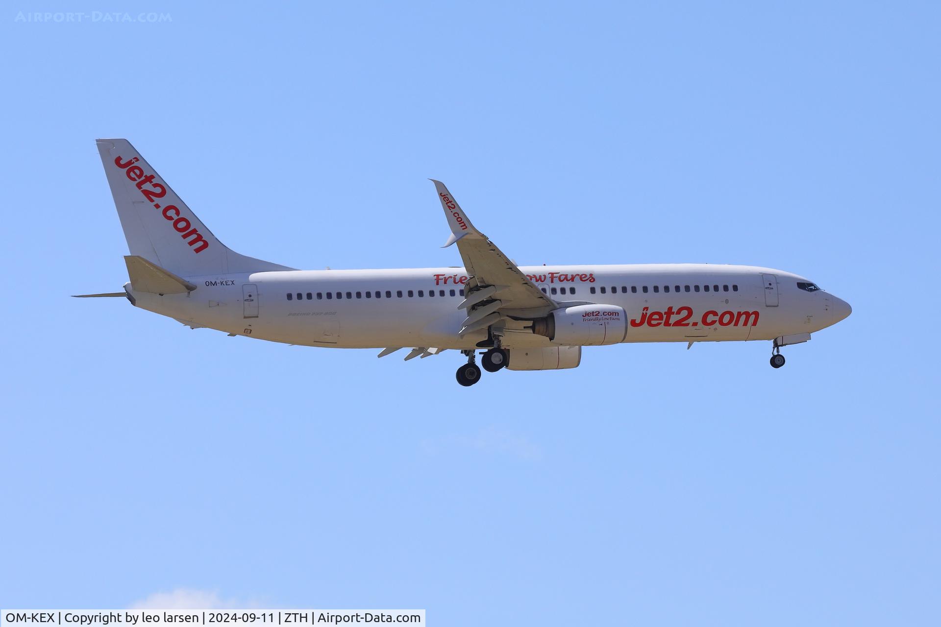 OM-KEX, 2004 Boeing 737-8BK C/N 33018, Zakynthos 11.9.2024-