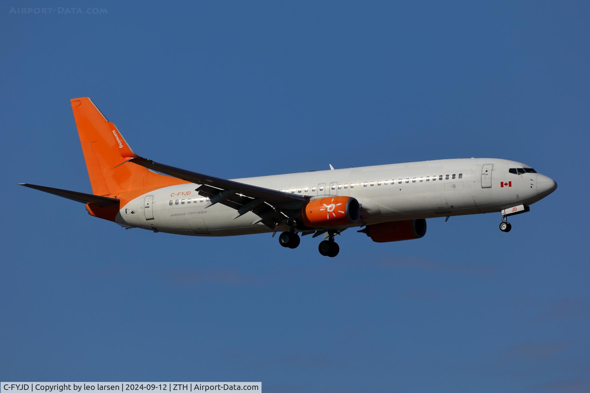 C-FYJD, 2015 Boeing 737-8Q8 C/N 41807, Zakynthos 12.9.2024