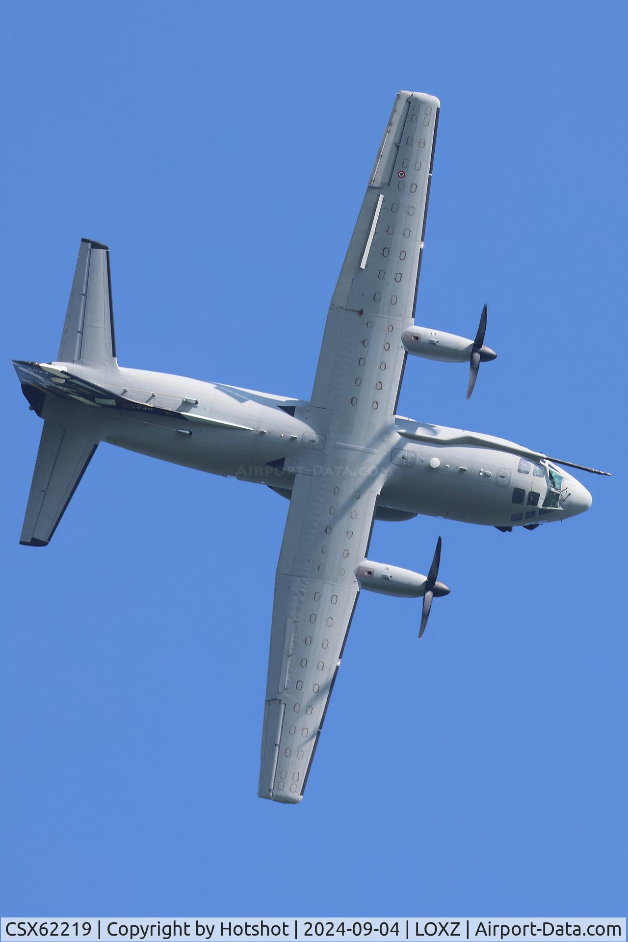 CSX62219, Alenia C-27J Spartan C/N 4119, Barrel roll top view