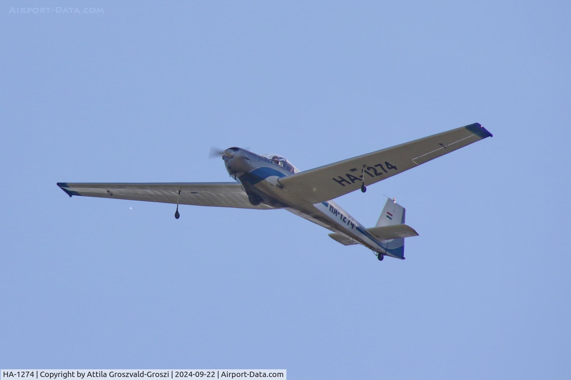 HA-1274, 1972 Scheibe SF-25C Falke C/N 4467, In Hungary, in the airspace of the village of Vászoly