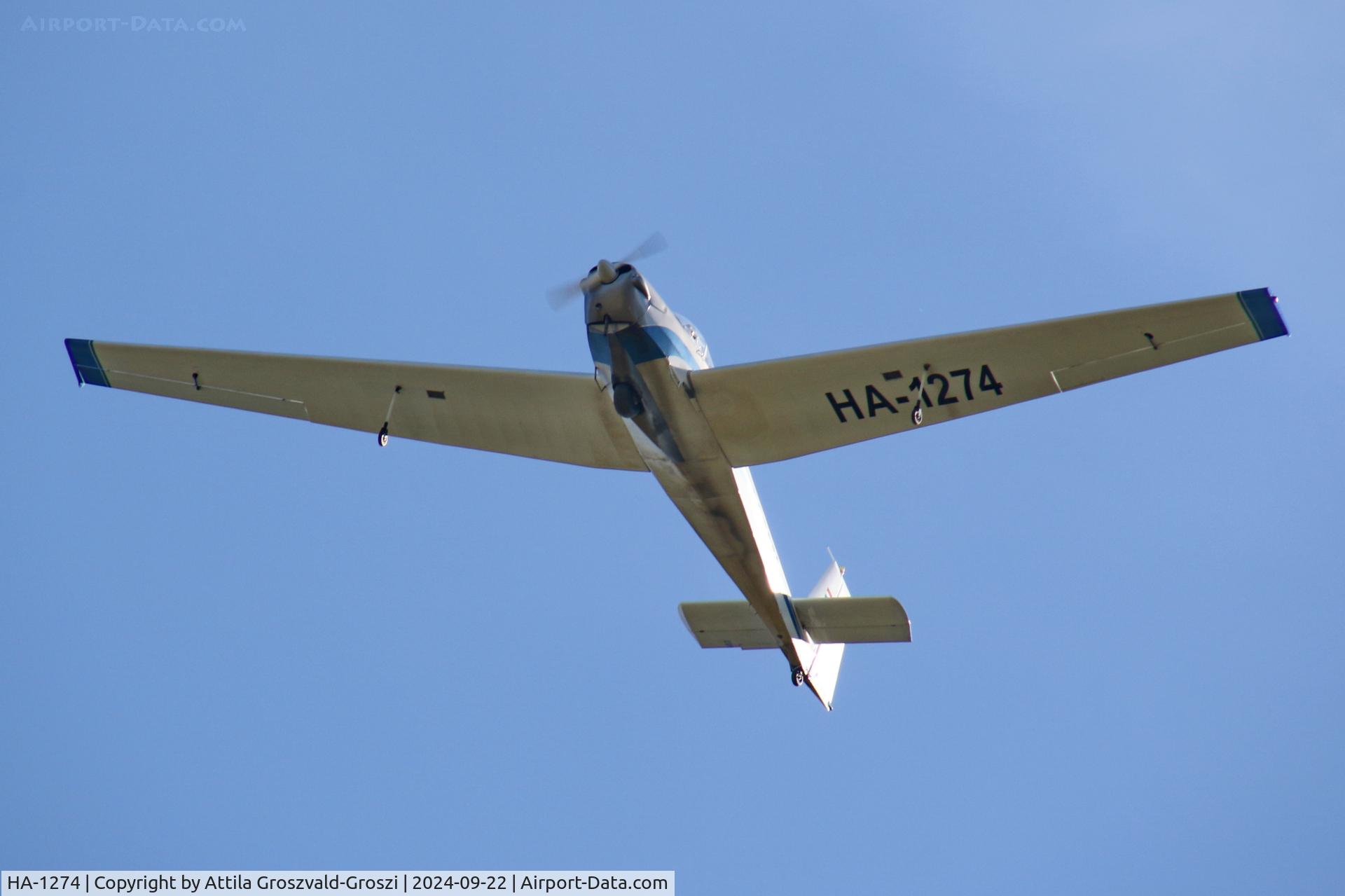 HA-1274, 1972 Scheibe SF-25C Falke C/N 4467, In Hungary, in the airspace of the village of Vászoly