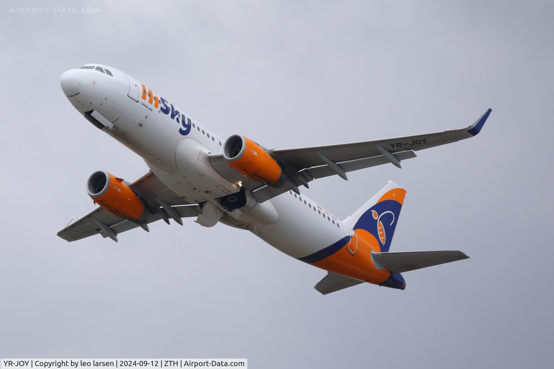 YR-JOY, 2015 Airbus A320-232 W C/N 6513, Zakynthos 12.9.2024