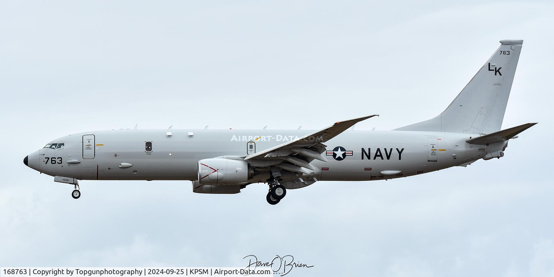 168763, 2014 Boeing P-8A Poseidon C/N 42259, TRIDENT92 fleeing Hurricane Helene