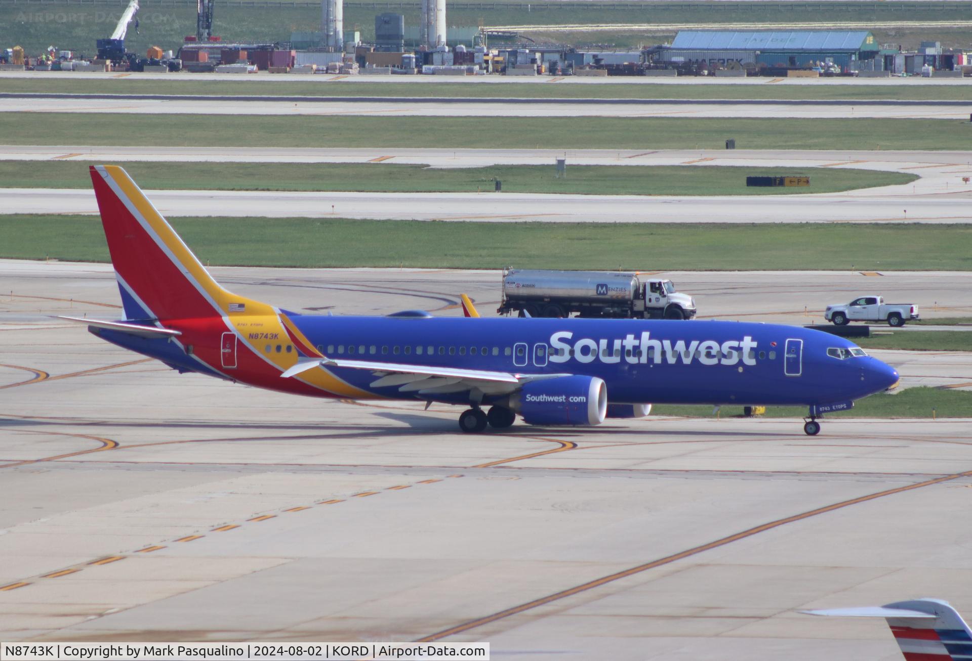 N8743K, 2021 Boeing 737-8 MAX C/N 62536, Boeing 737-8 MAX