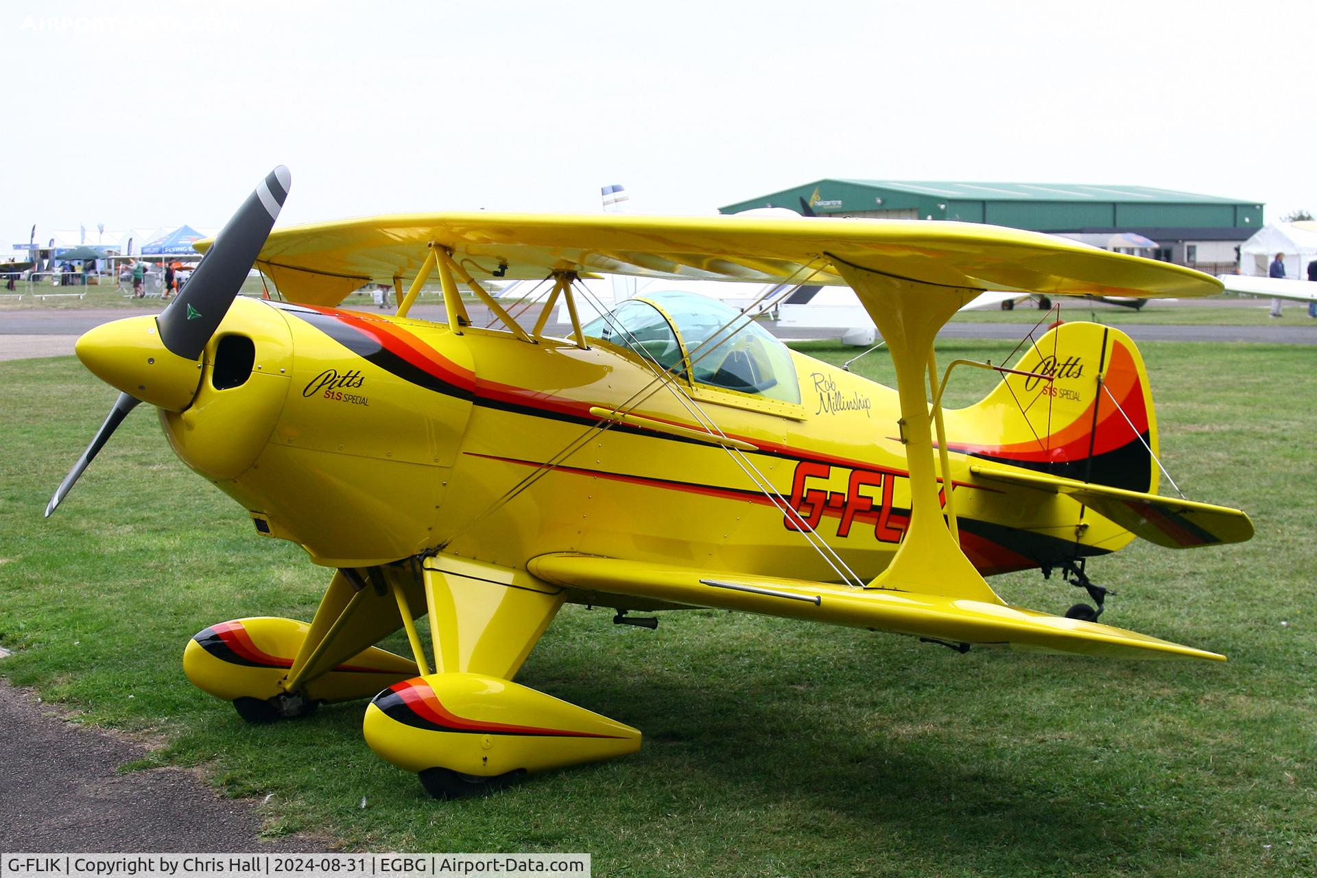 G-FLIK, 1984 Pitts S-1S Special C/N PFA 009-10513, LAA Rally 2024, Leicester
