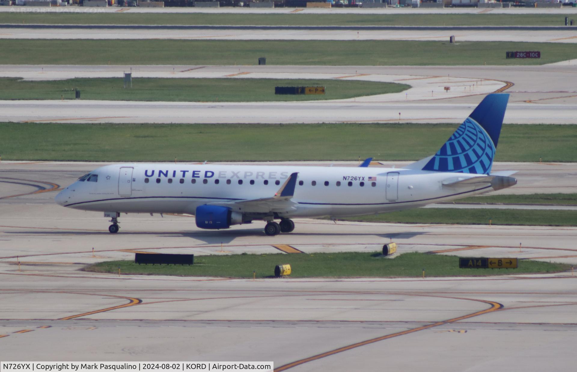 N726YX, 2015 Embraer 175LR (ERJ-170-200LR) C/N 17000507, ERJ-170-200LR
