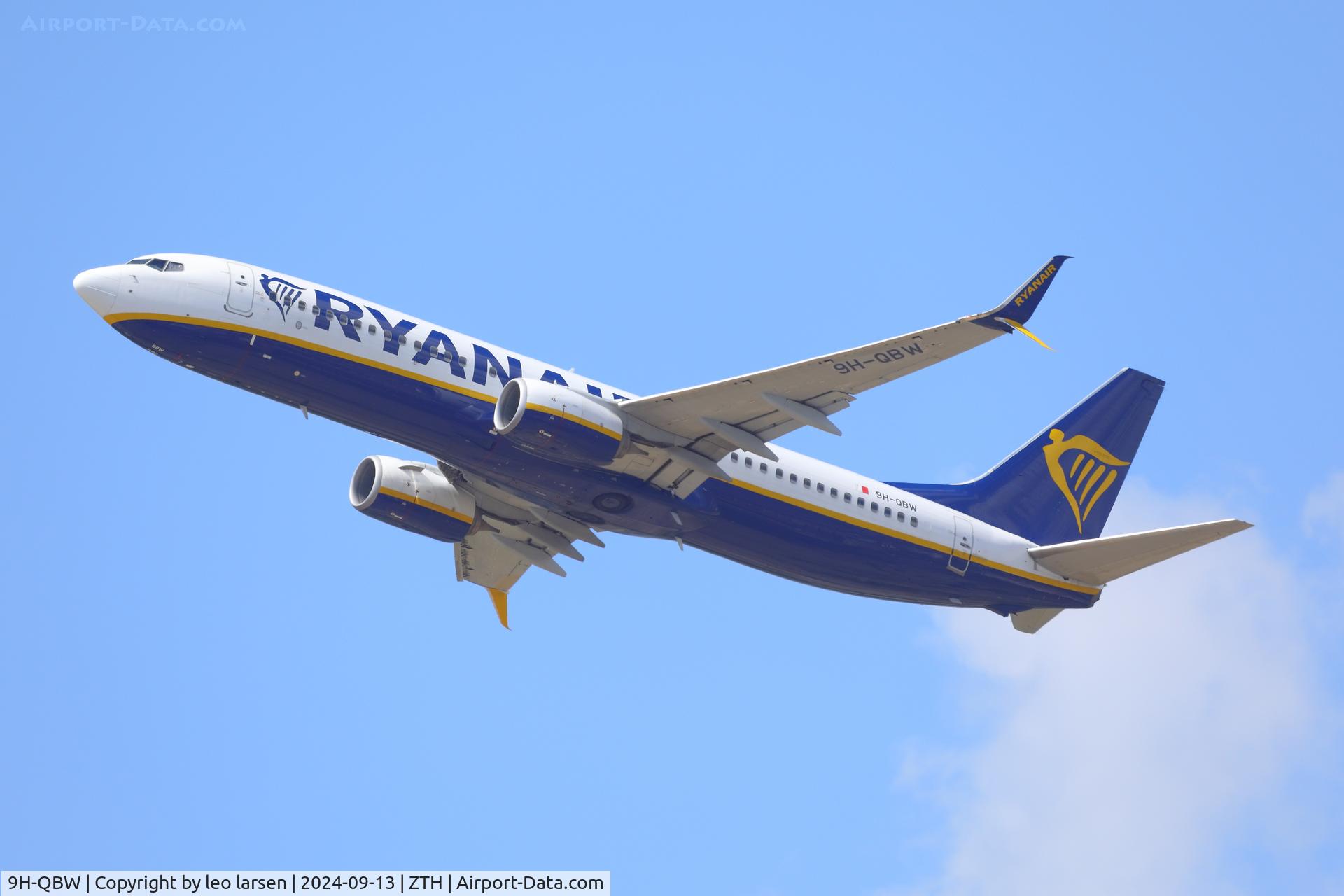9H-QBW, 2016 Boeing 737-8AS C/N 44719, Zakynthos 13.9.2024