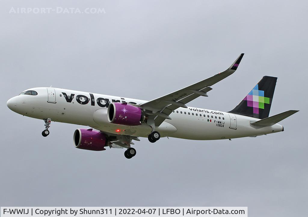 F-WWIJ, 2022 Airbus A320-271N C/N 10824, C/n 10824 - To be XA-VSP