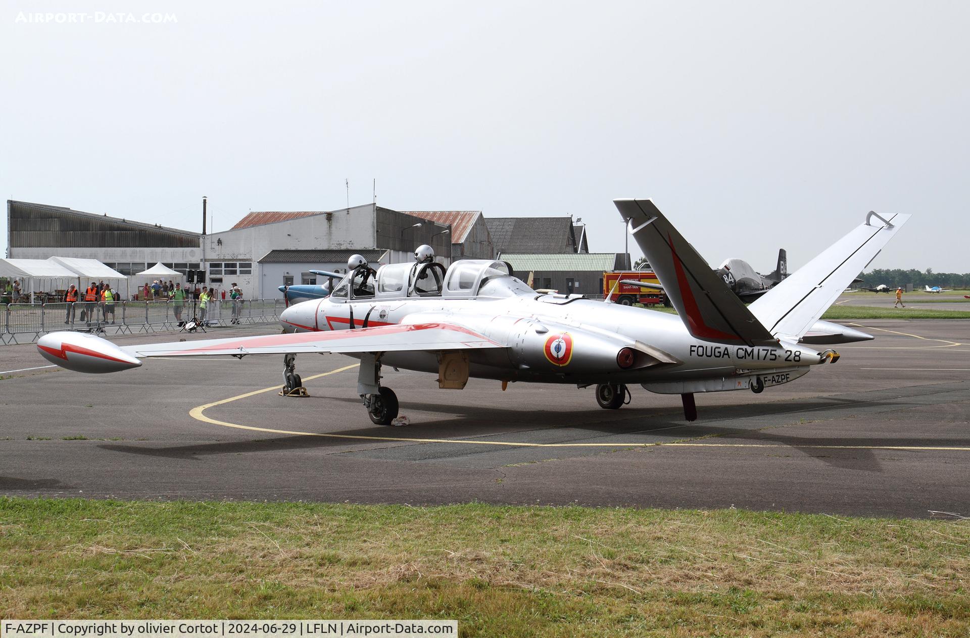 F-AZPF, Fouga CM-175 Zephyr C/N 28, Saint Yan 2024