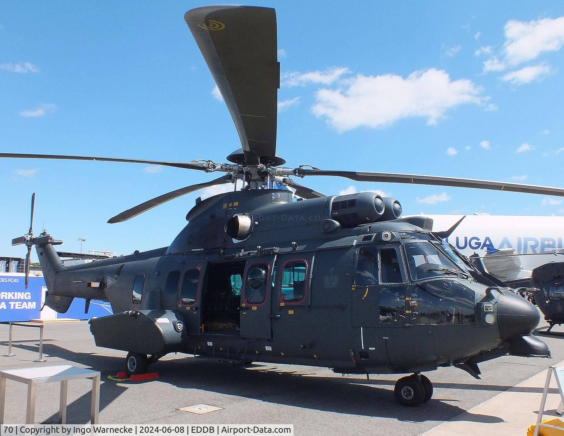 70, 2023 Airbus Helicopters H225M C/N 3121, Airbus Helicopters H225M of the Hungarian Armed Forces at ILA 2024, Berlin