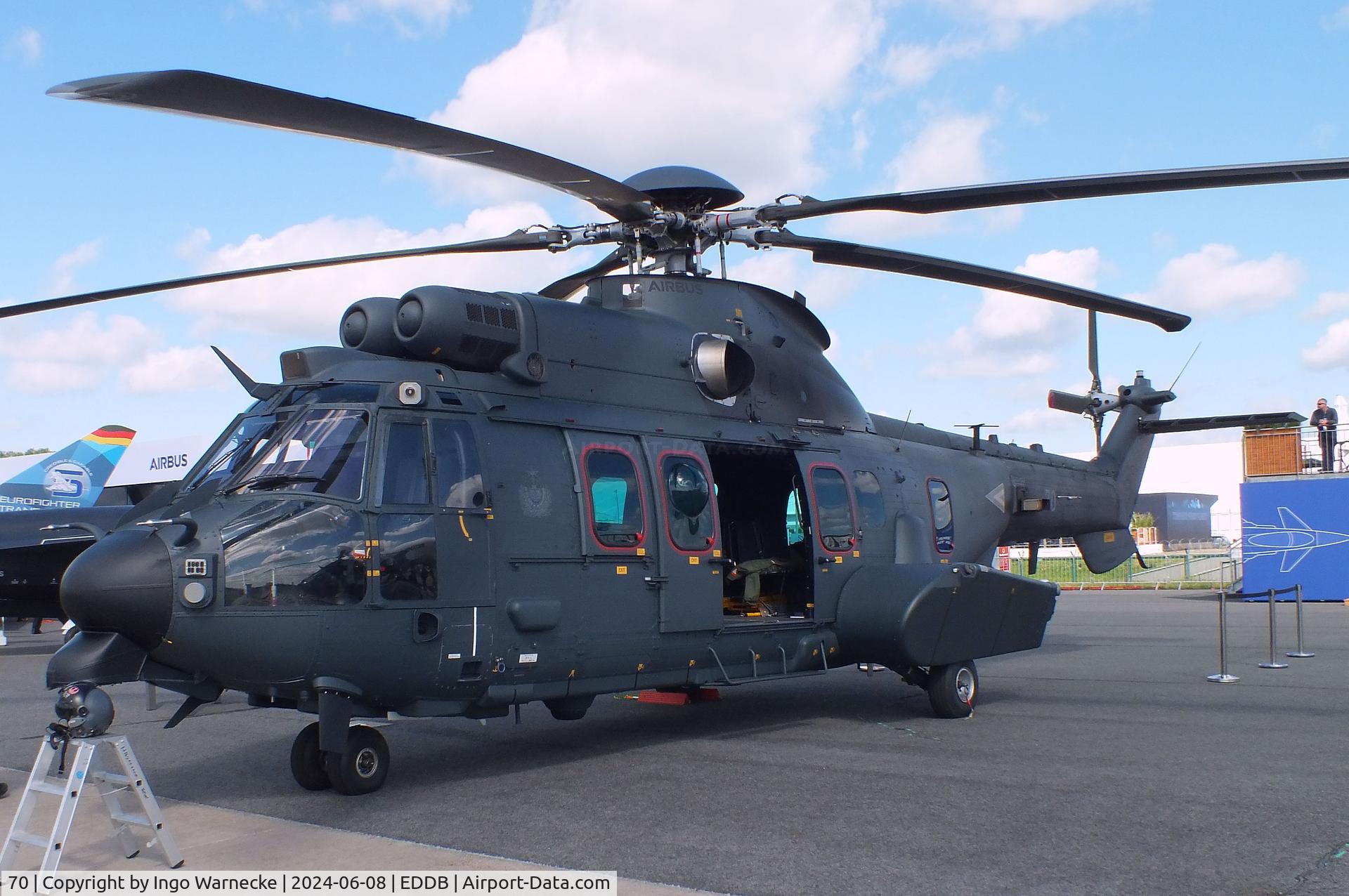 70, 2023 Airbus Helicopters H225M C/N 3121, Airbus Helicopters H225M of the Hungarian Armed Forces at ILA 2024, Berlin