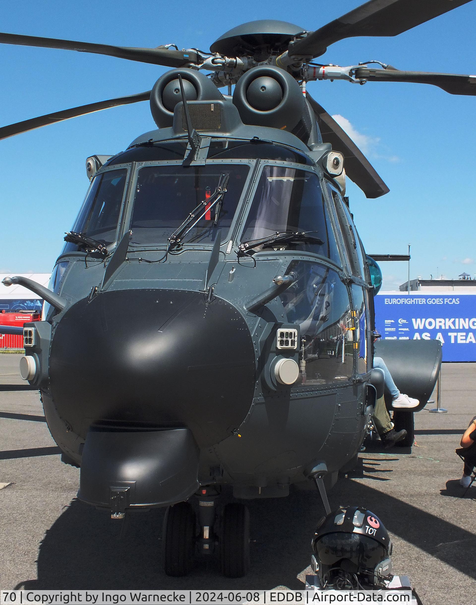 70, 2023 Airbus Helicopters H225M C/N 3121, Airbus Helicopters H225M of the Hungarian Armed Forces at ILA 2024, Berlin