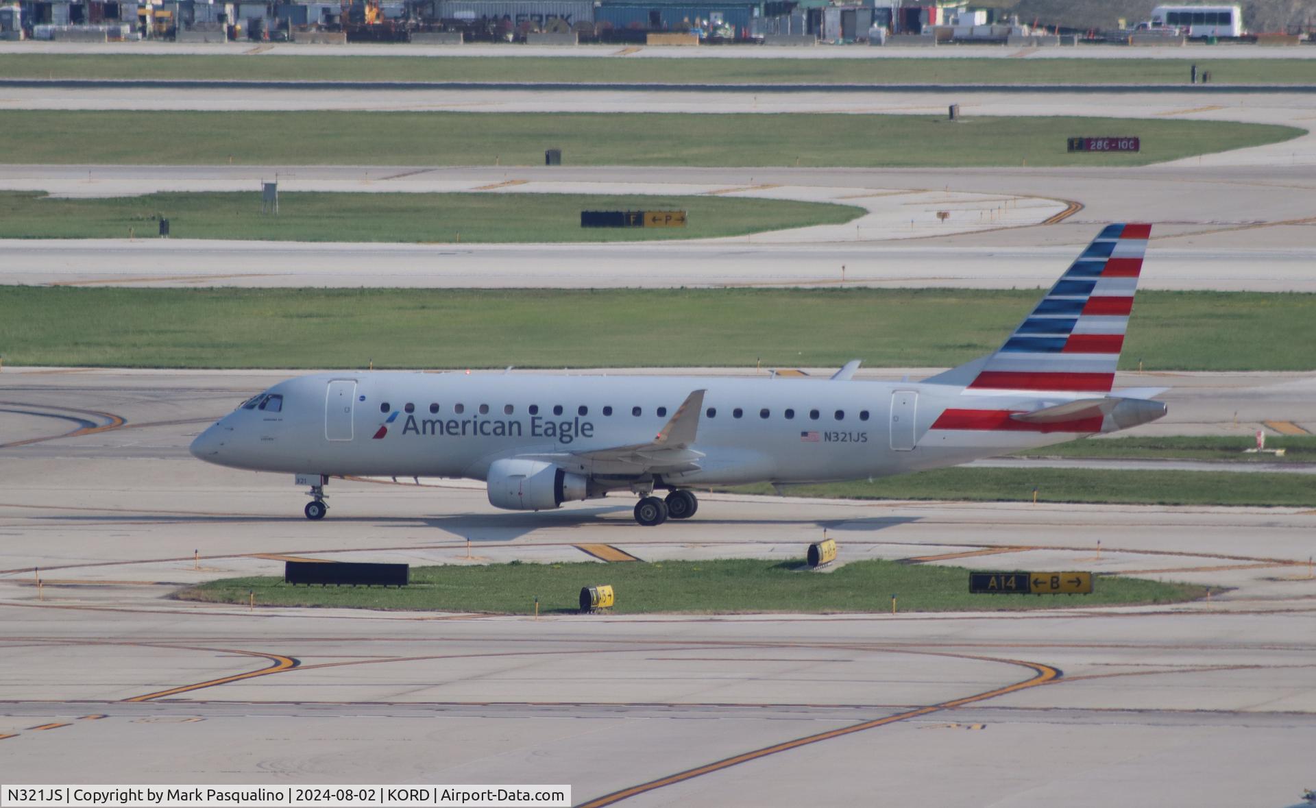 N321JS, 2014 Embraer 175LR (ERJ-170-200LR) C/N 17000444, ERJ-170-200LR