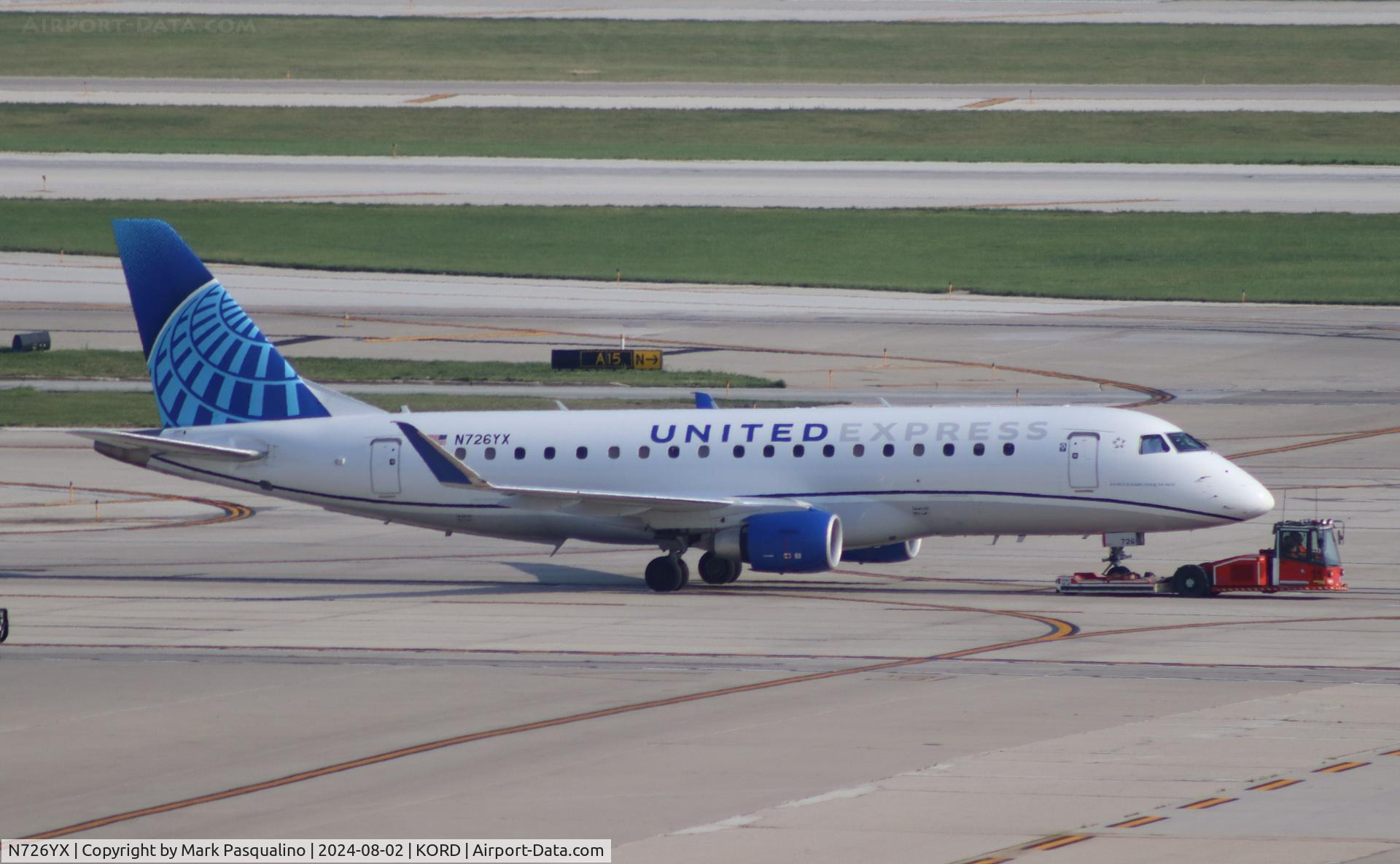 N726YX, 2015 Embraer 175LR (ERJ-170-200LR) C/N 17000507, ERJ-170-200LR