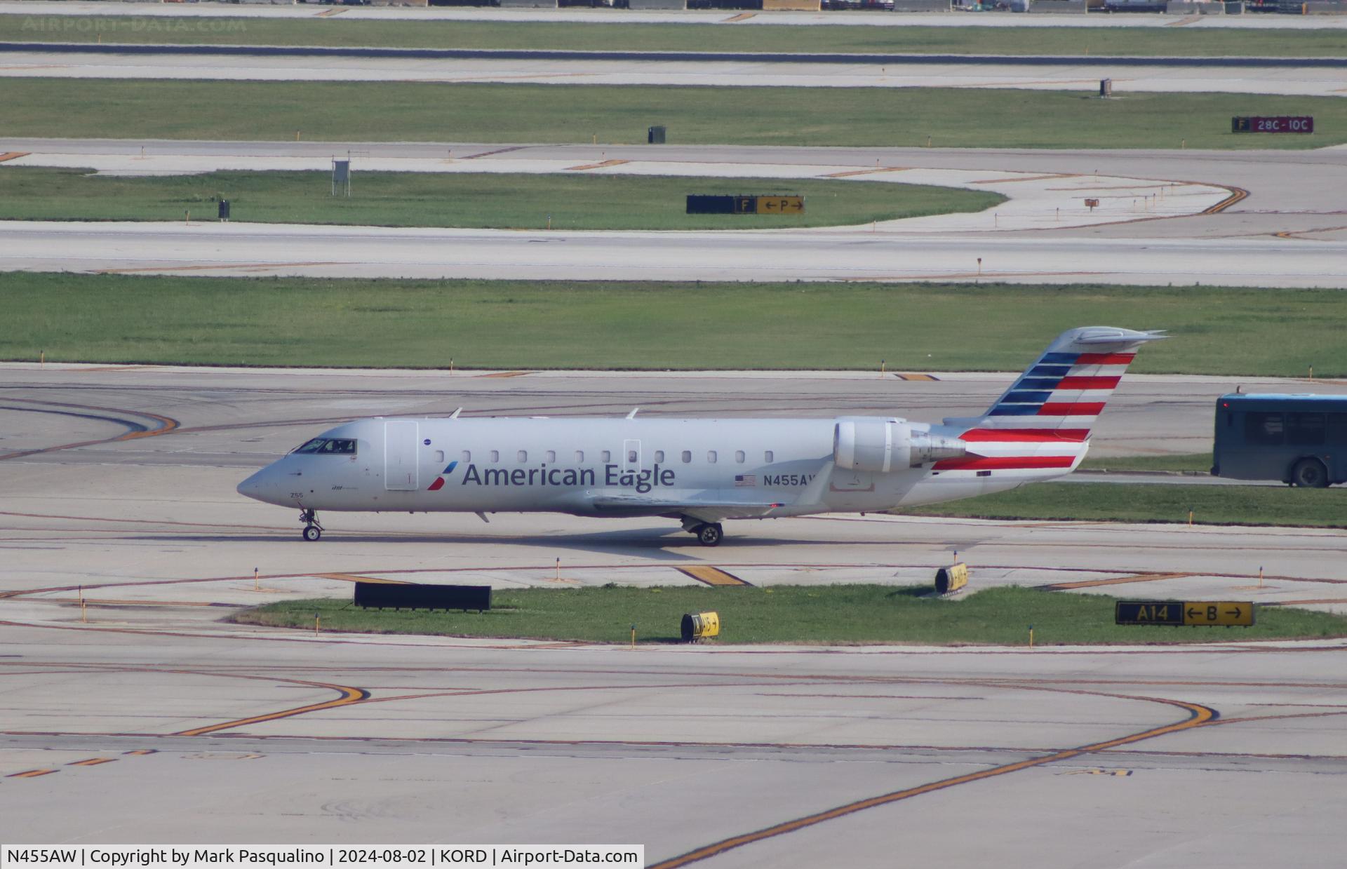 N455AW, 2003 Bombardier CRJ-200LR (CL-600-2B19) C/N 7848, CL-600-2B19