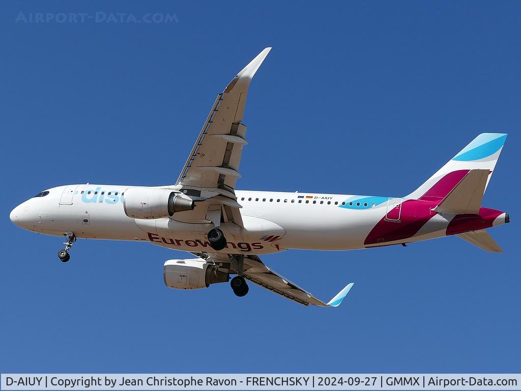 D-AIUY, 2016 Airbus A320-214 C/N 7355, Frankfurt (FRA)	Marrakesh (RAK)	4Y202