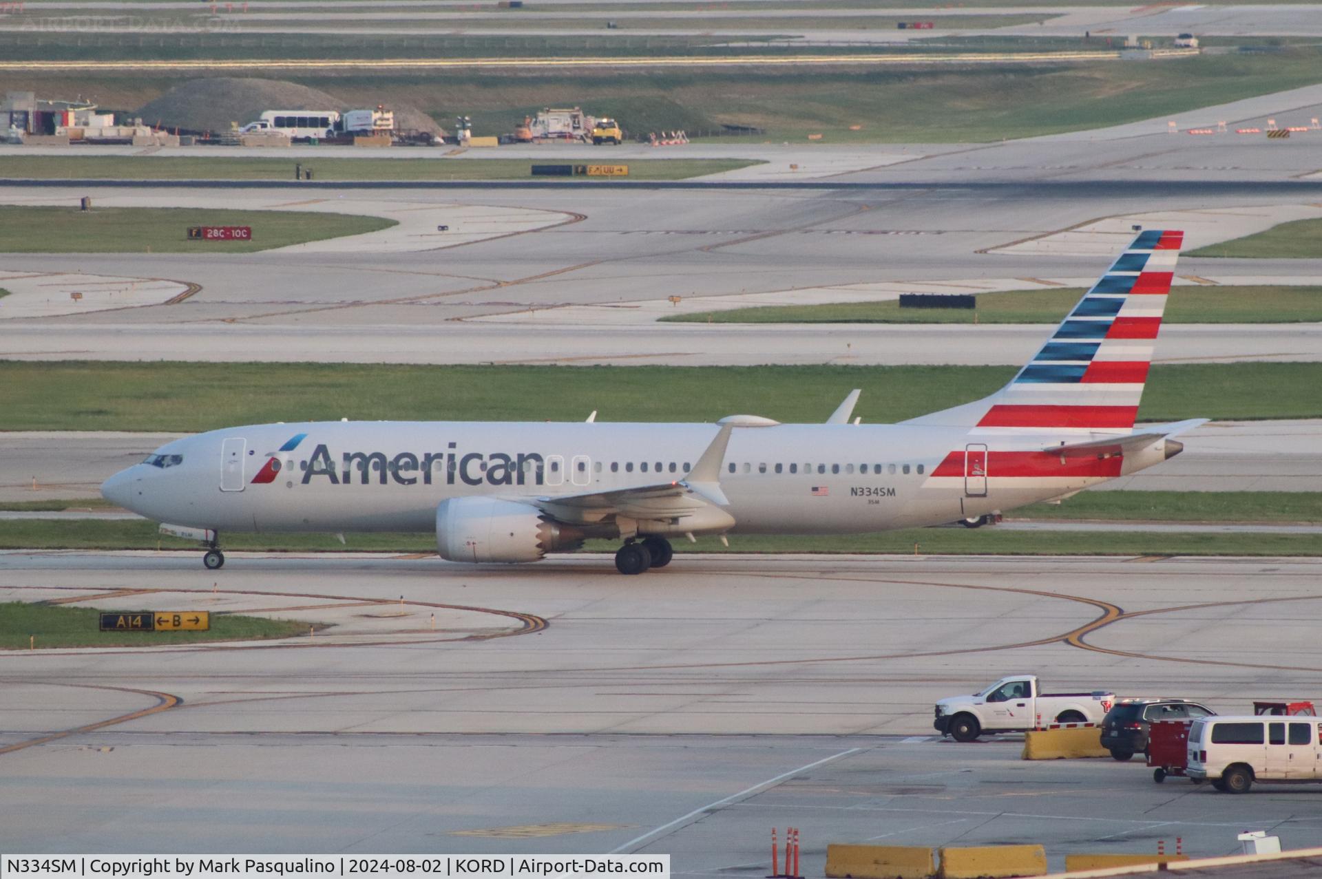 N334SM, 2021 Boeing 737-8 MAX C/N 44478, Boeing 737-8 MAX