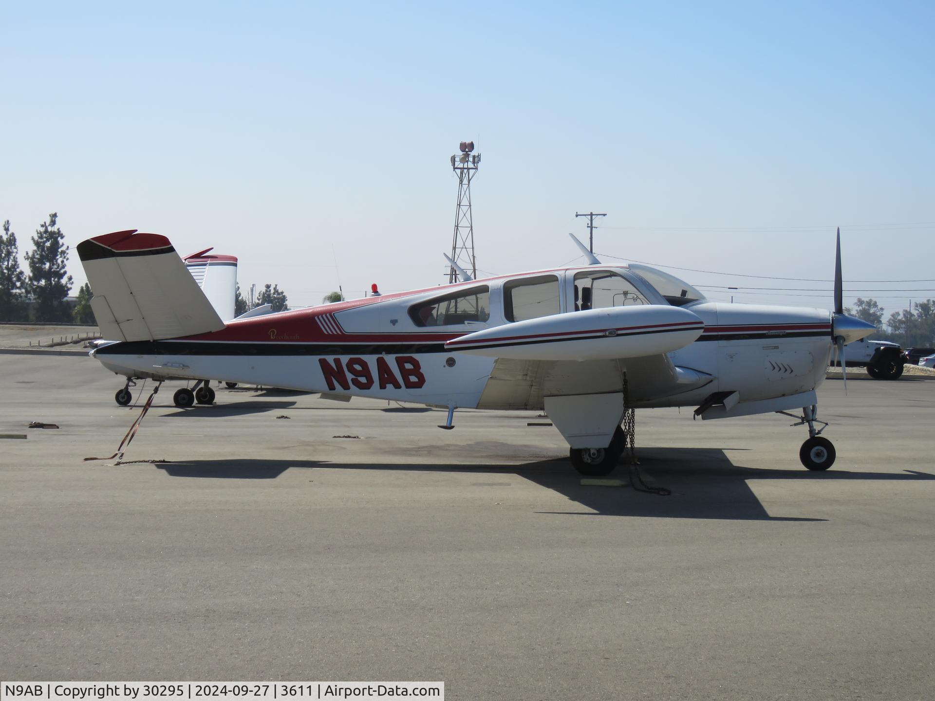 N9AB, 1978 Beech V35B Bonanza C/N D-10175, Parked