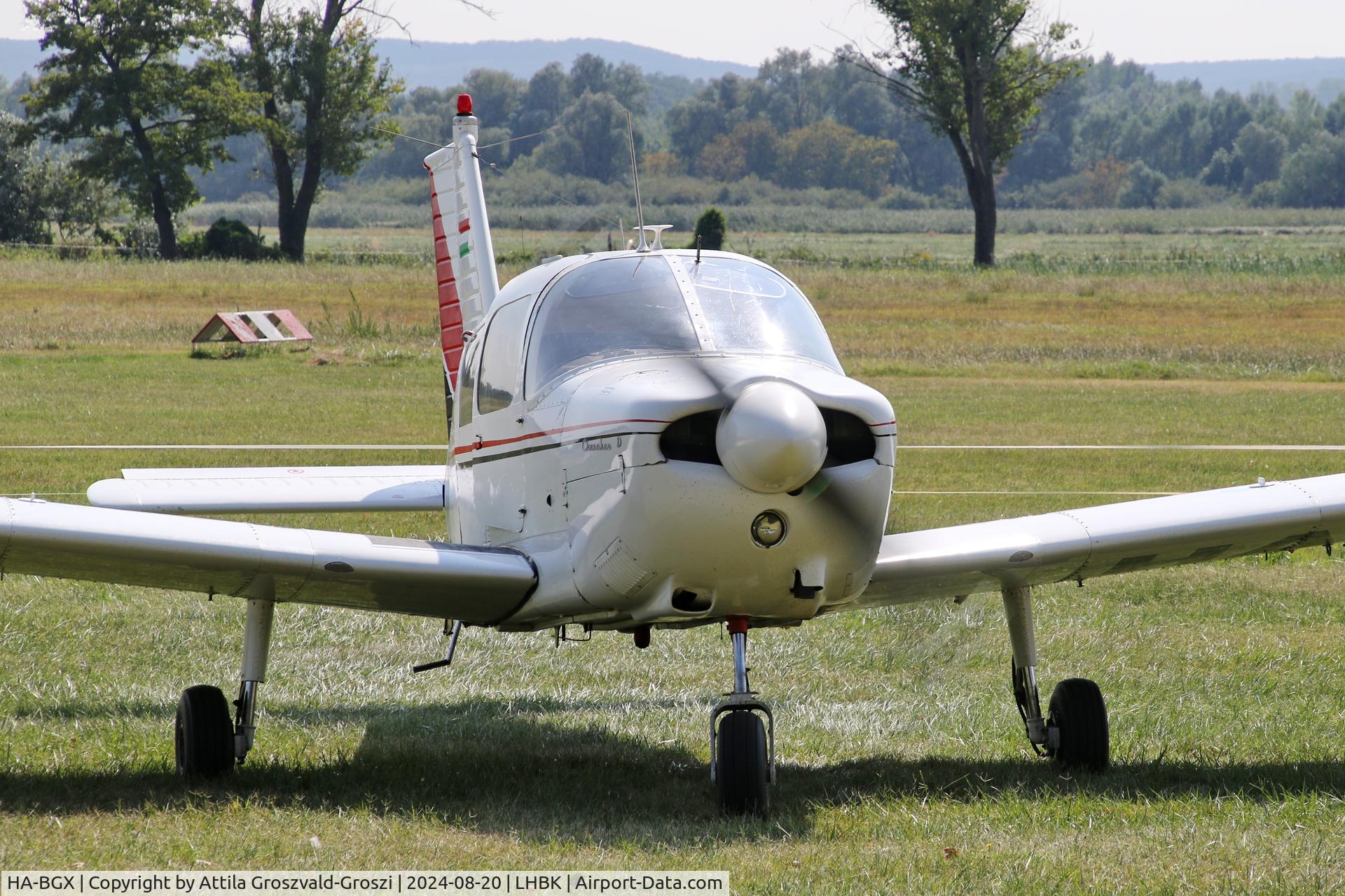HA-BGX, 1968 Piper PA-28-180 Cherokee C/N 28-4987, LHBK - Balatonkeresztúr Airport, Hungary