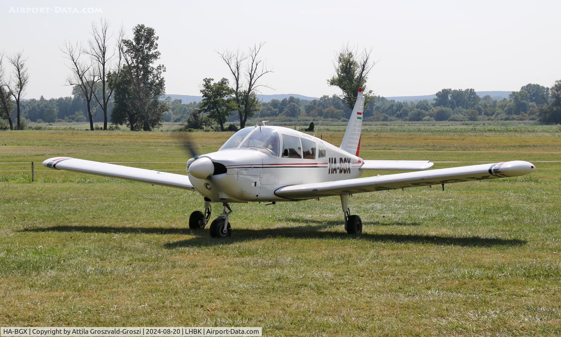 HA-BGX, 1968 Piper PA-28-180 Cherokee C/N 28-4987, LHBK - Balatonkeresztúr Airport, Hungary