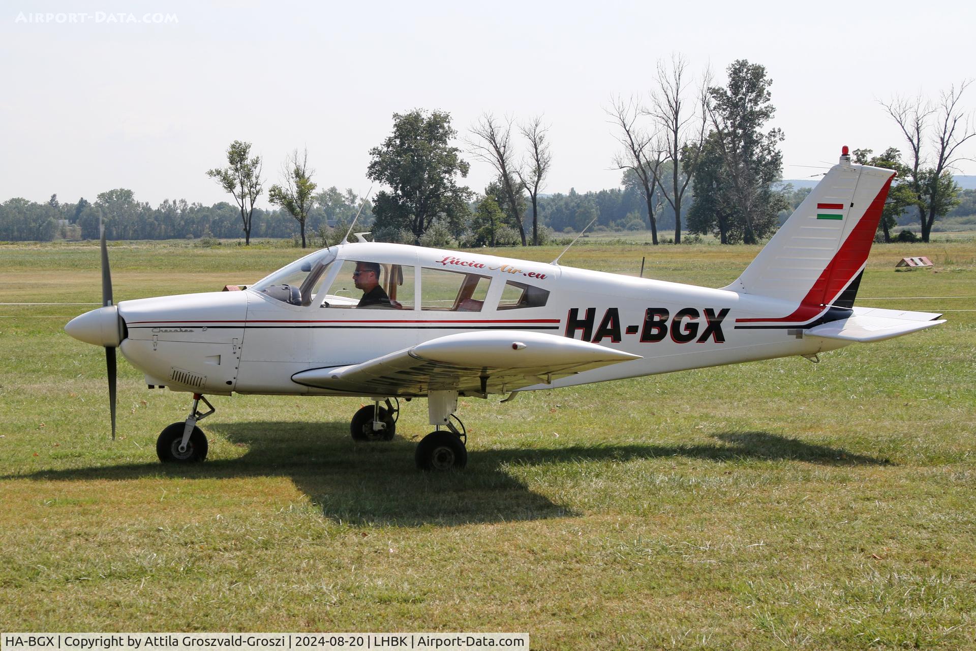 HA-BGX, 1968 Piper PA-28-180 Cherokee C/N 28-4987, LHBK - Balatonkeresztúr Airport, Hungary