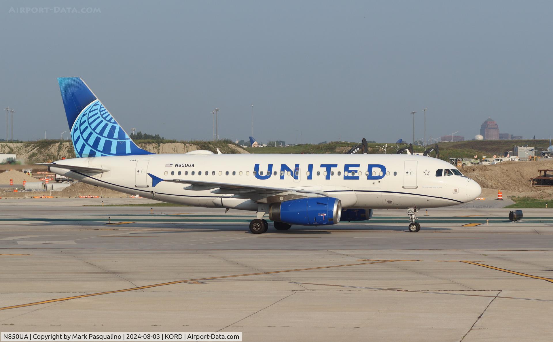 N850UA, 2002 Airbus A319-131 C/N 1653, Airbus A319-131