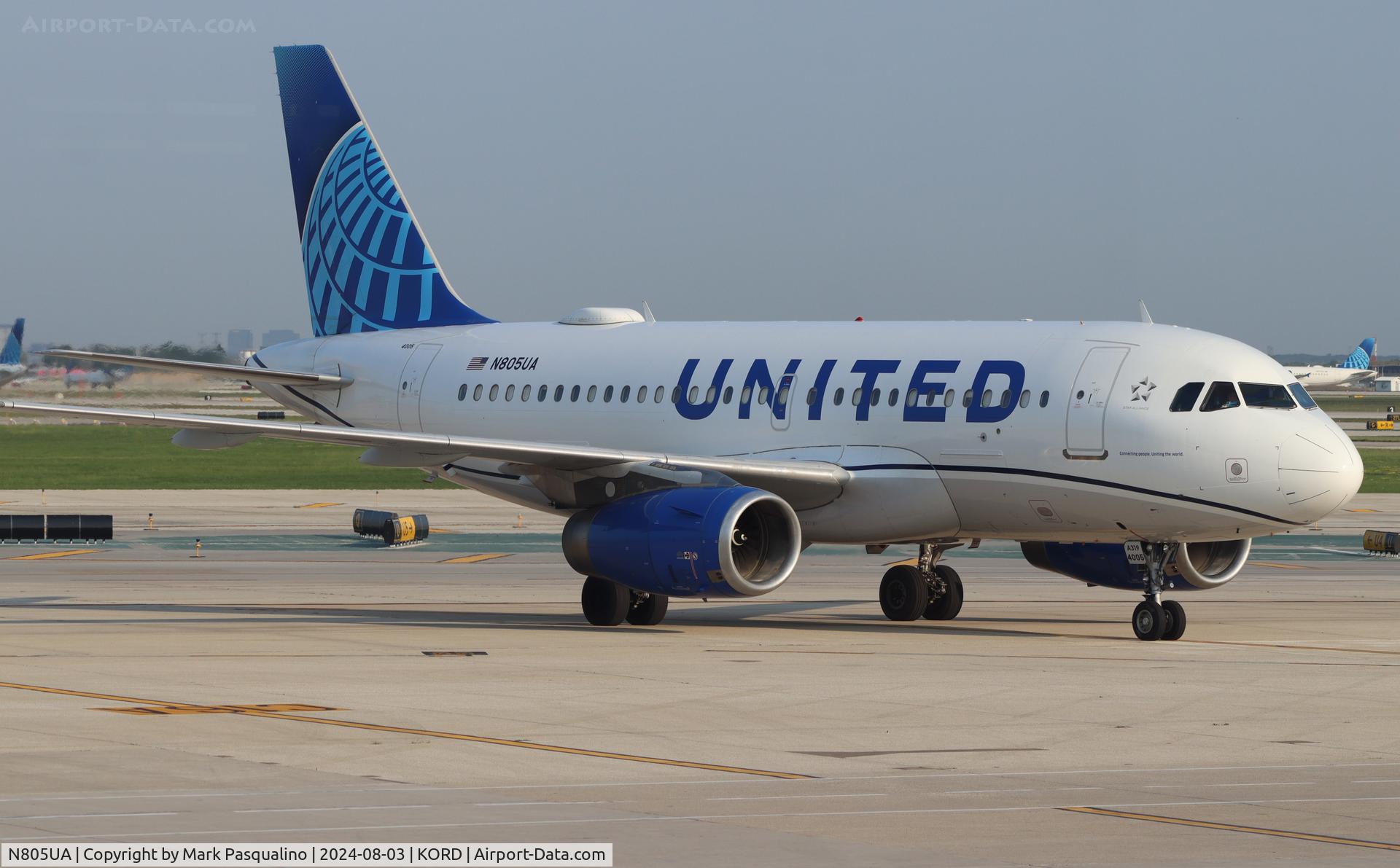 N805UA, 1998 Airbus A319-131 C/N 783, Airbus A319-131