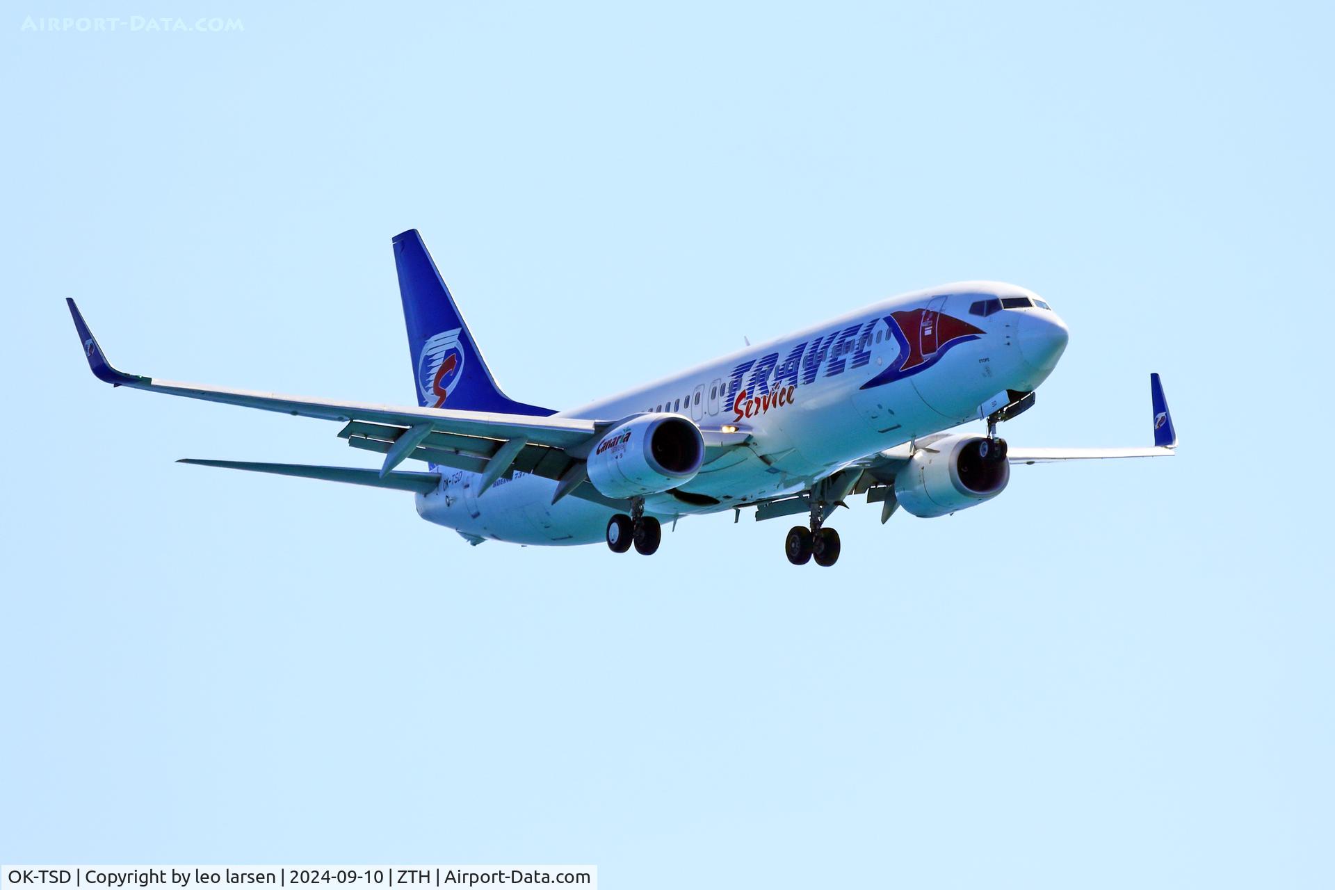 OK-TSD, 2014 Boeing 737-8Q8 C/N 41795, Zakynthos 10.9.2024