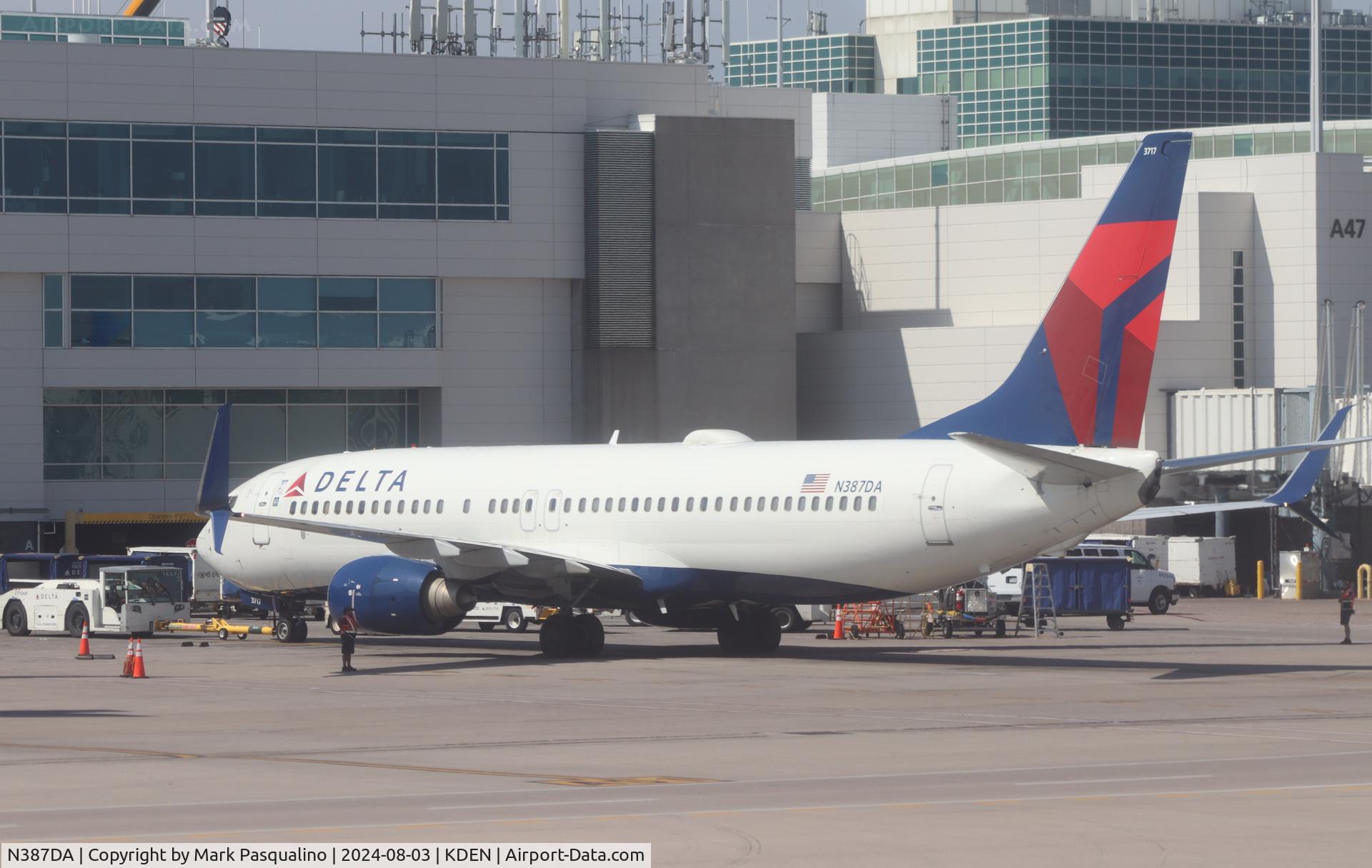 N387DA, 2000 Boeing 737-832 C/N 30374, Boeing 737-832